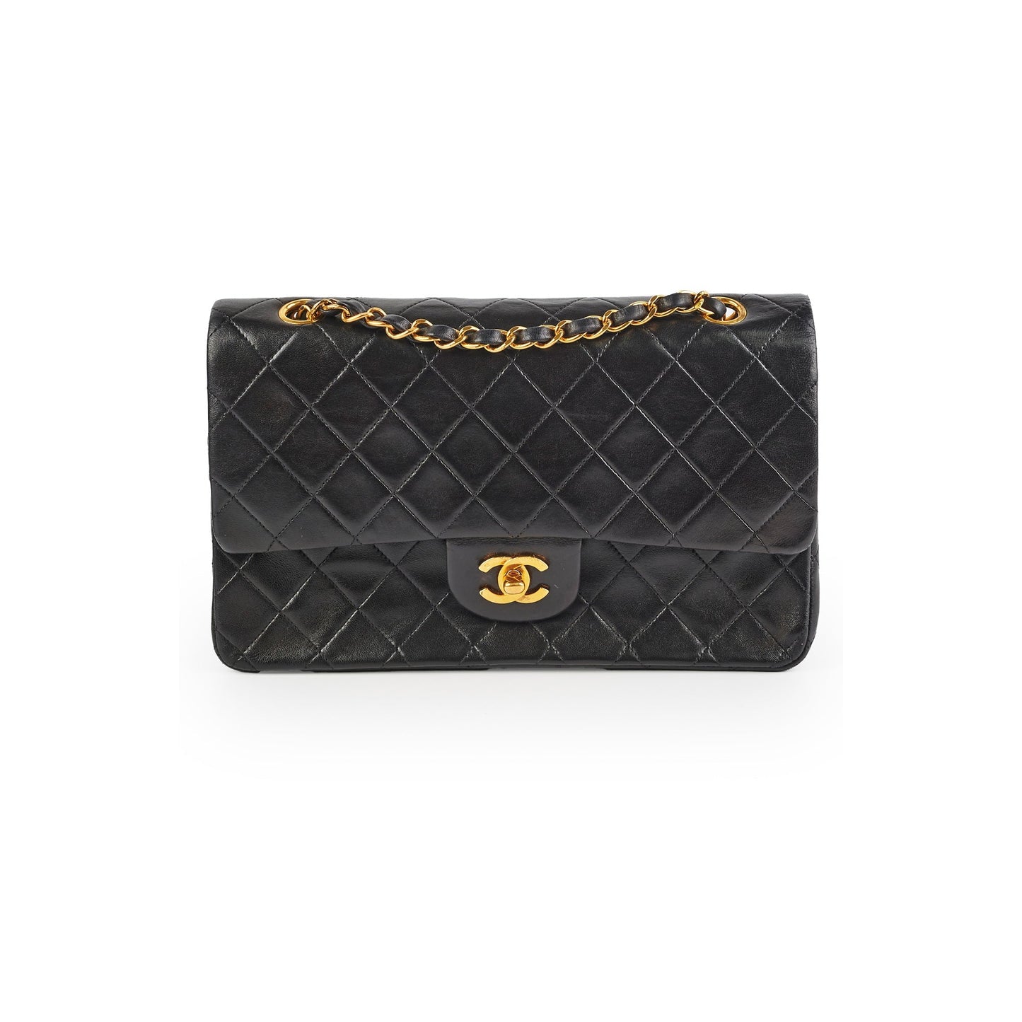 Chanel  M/L Classic Flap Lambskin Black- Series 2