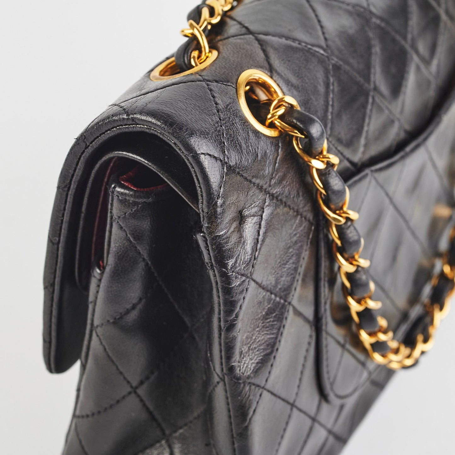 Chanel  M/L Classic Flap Lambskin Black- Series 2