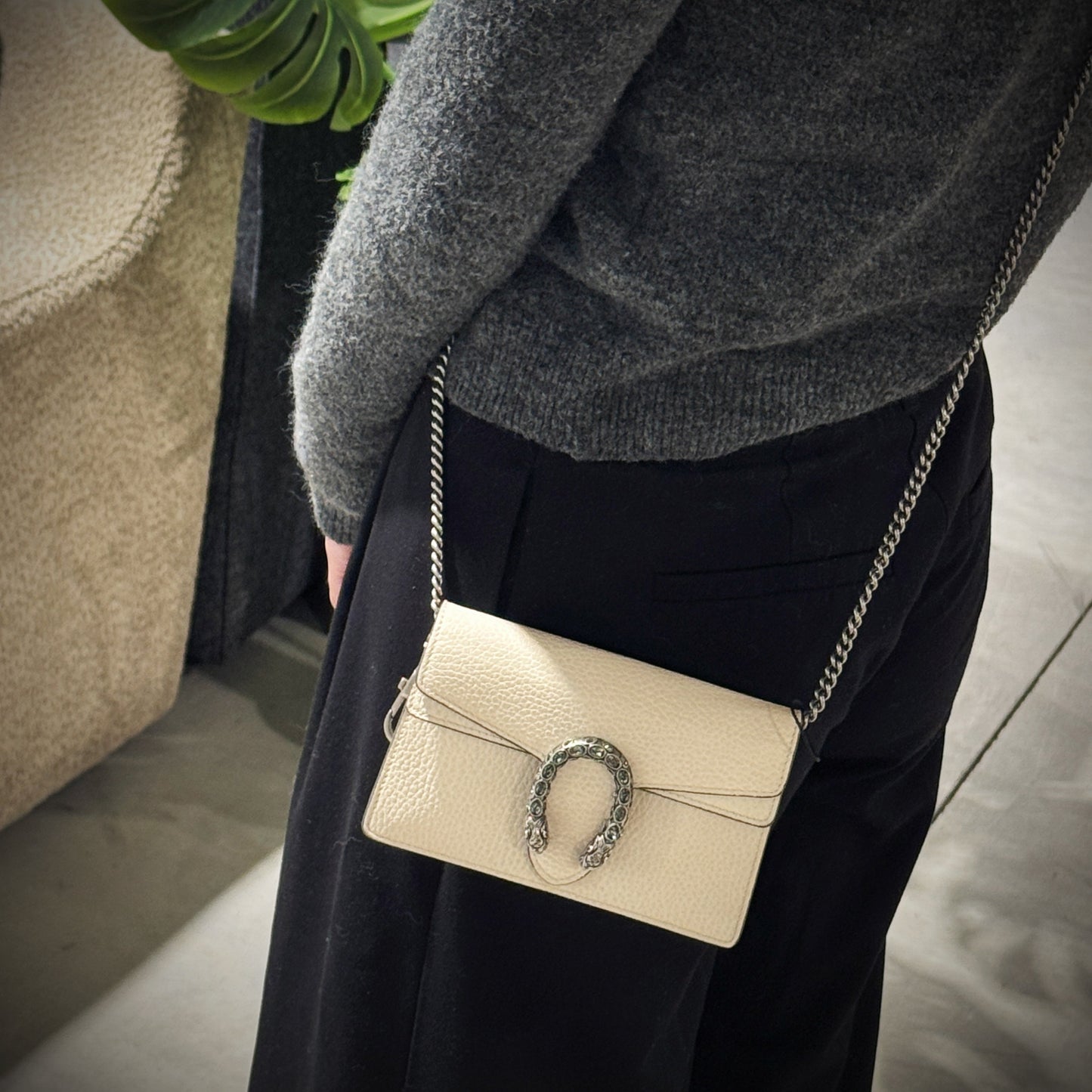 Gucci Dionysus Super mini leather bag TWS