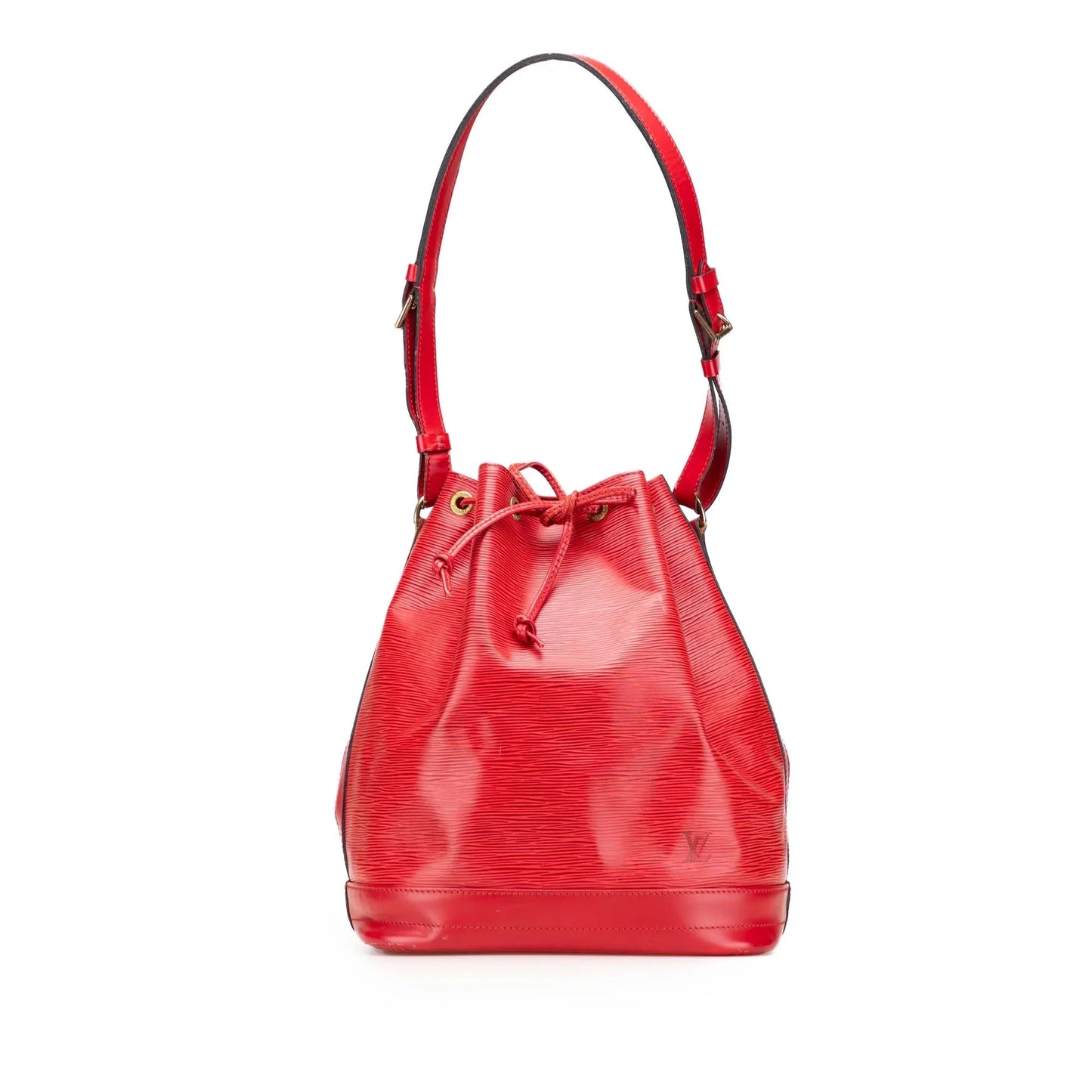 Red Louis Vuitton Epi Noe GM Bucket Bag