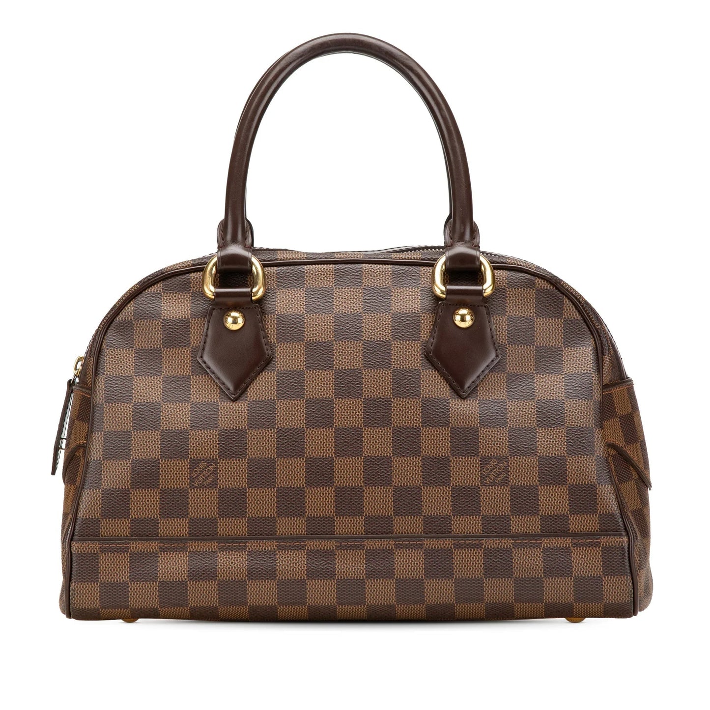 Brown Louis Vuitton Damier Ebene Duomo Handbag