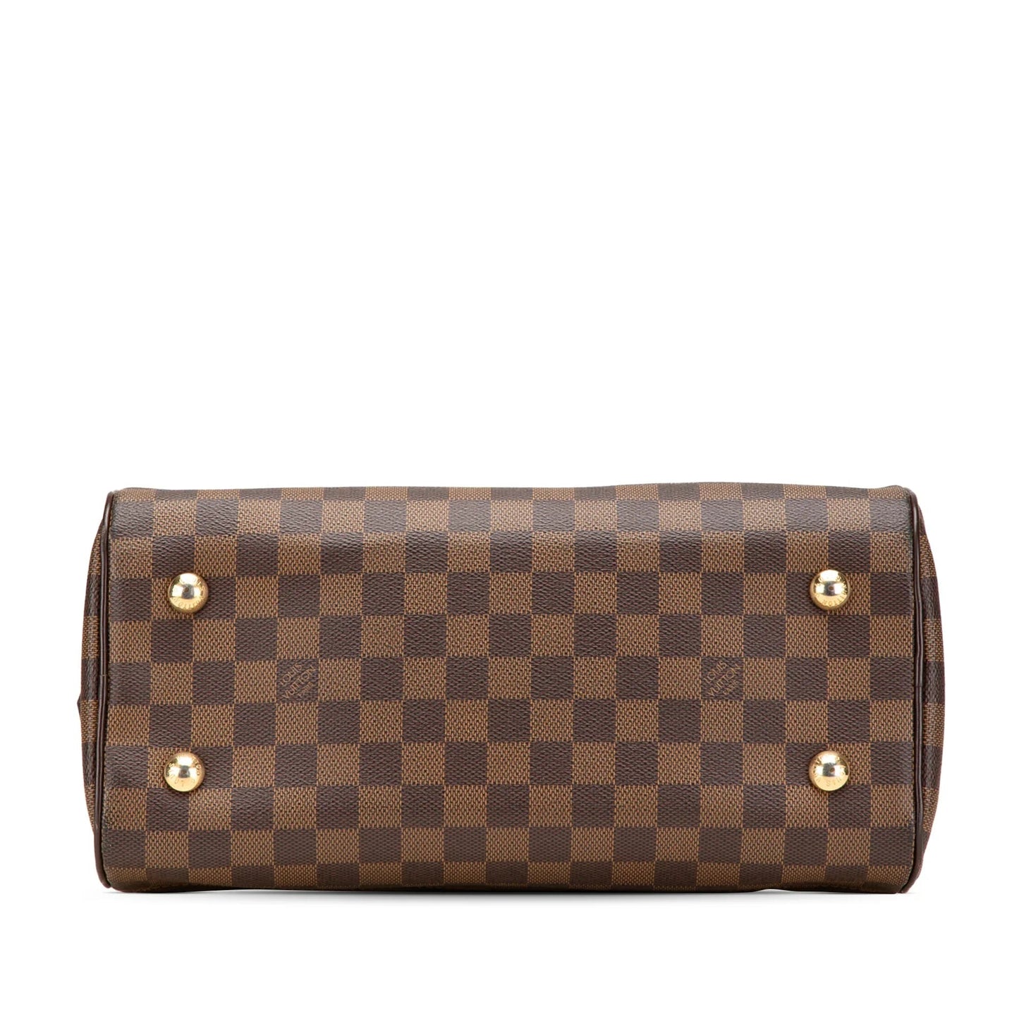Brown Louis Vuitton Damier Ebene Duomo Handbag
