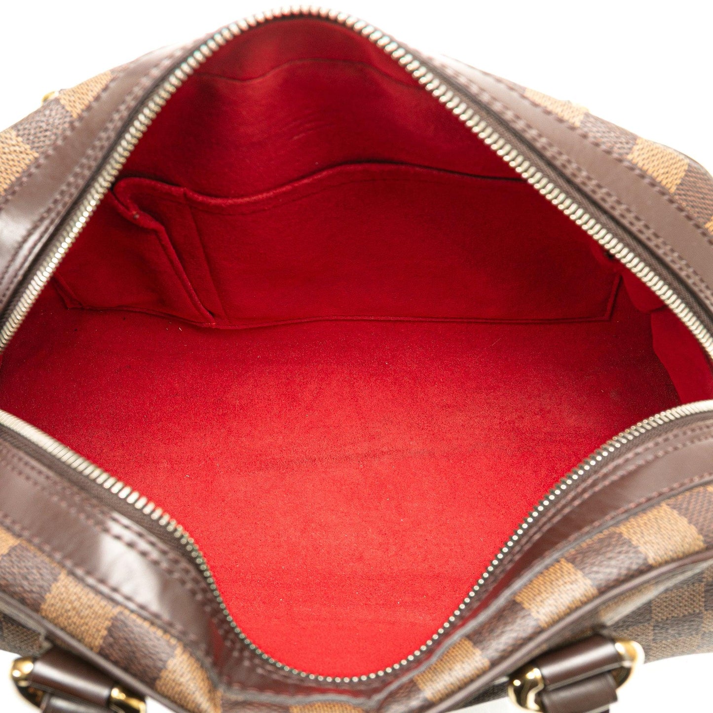 Brown Louis Vuitton Damier Ebene Duomo Handbag