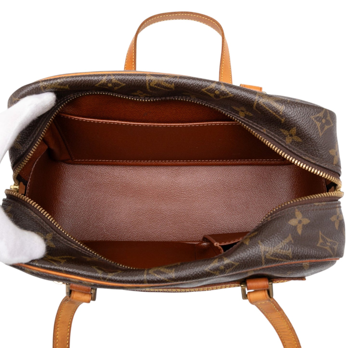 Brown Louis Vuitton Monogram Cite MM Shoulder Bag