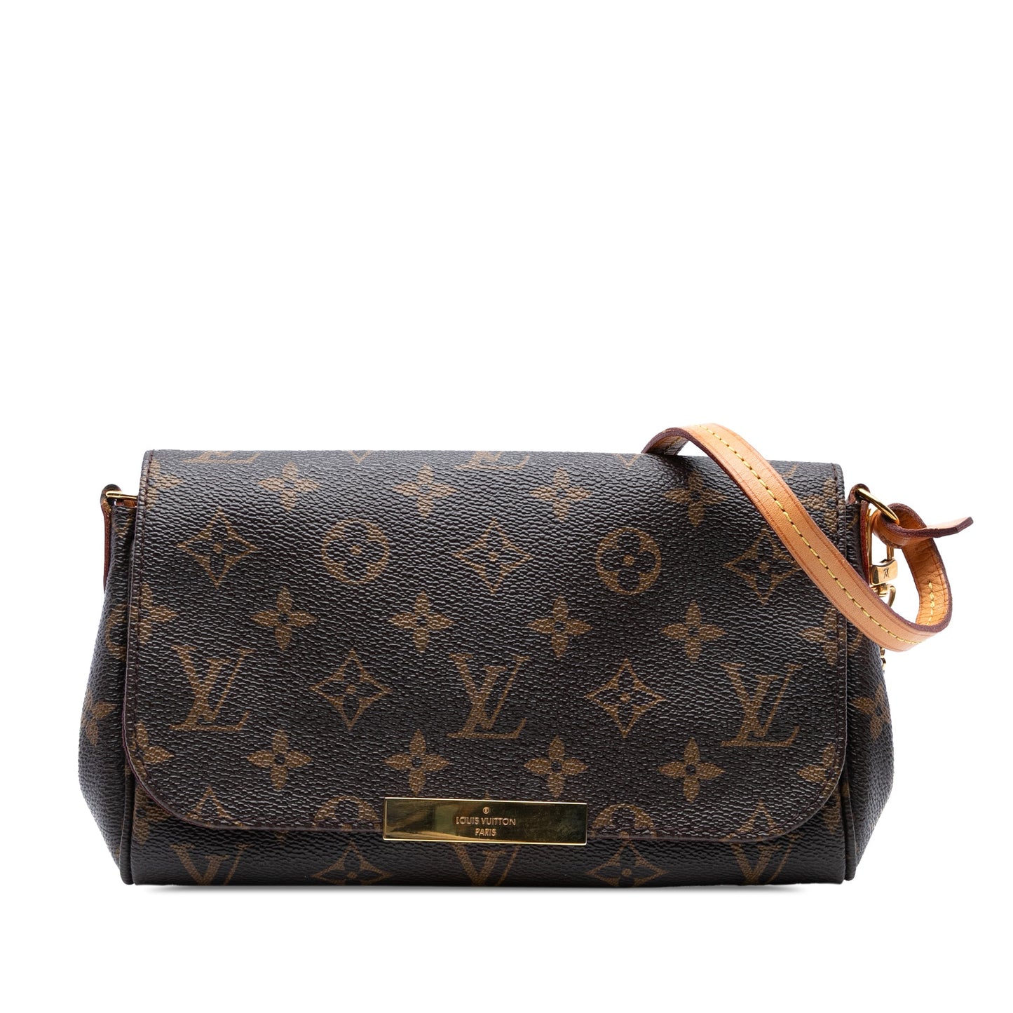 Brown Louis Vuitton Monogram Favorite PM Crossbody Bag