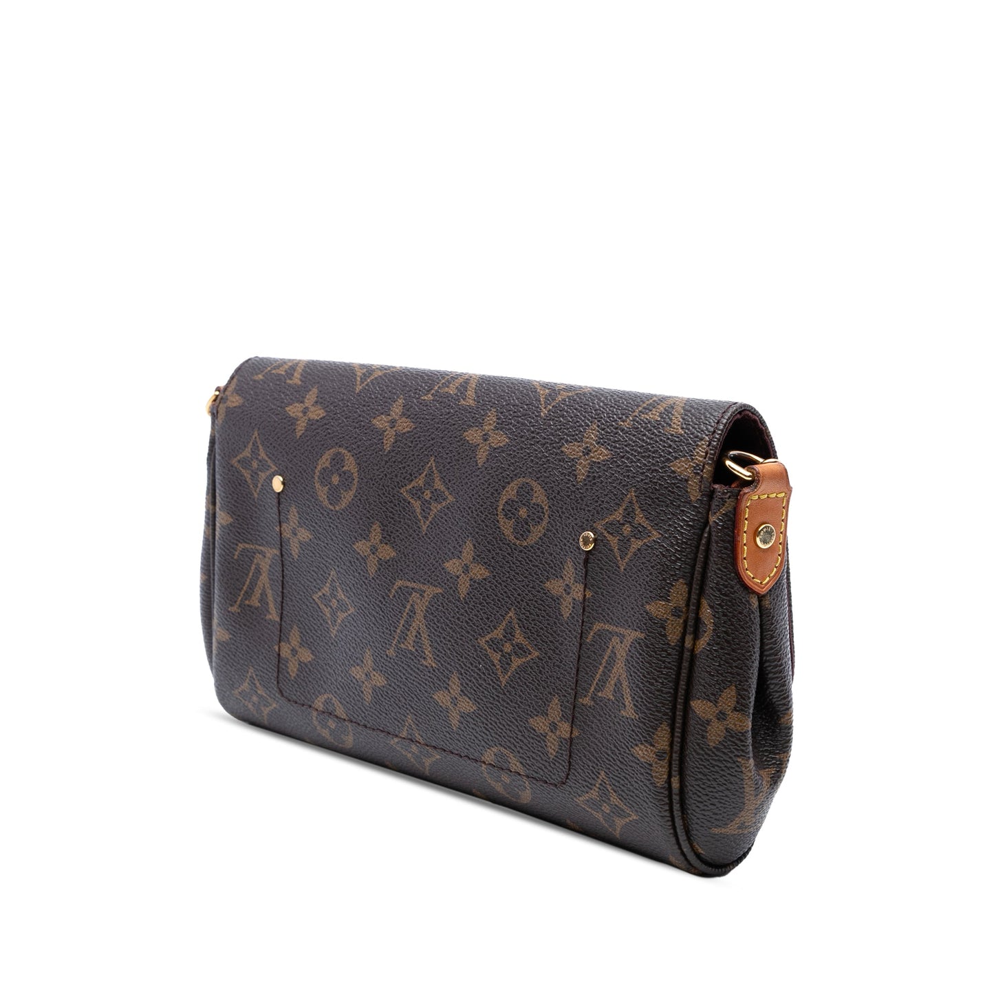 Brown Louis Vuitton Monogram Favorite PM Crossbody Bag