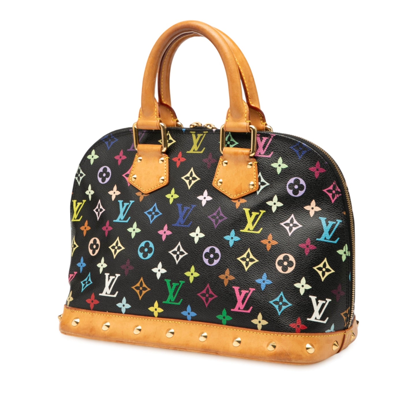 Black Louis Vuitton Monogram Multicolore Alma PM Handbag