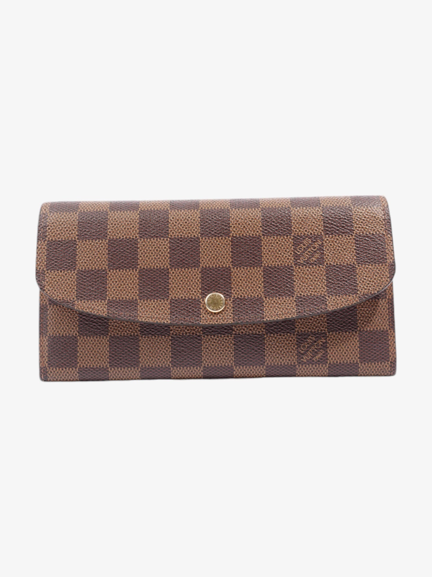 Louis Vuitton Emilie Damier Ebene Coated Canvas