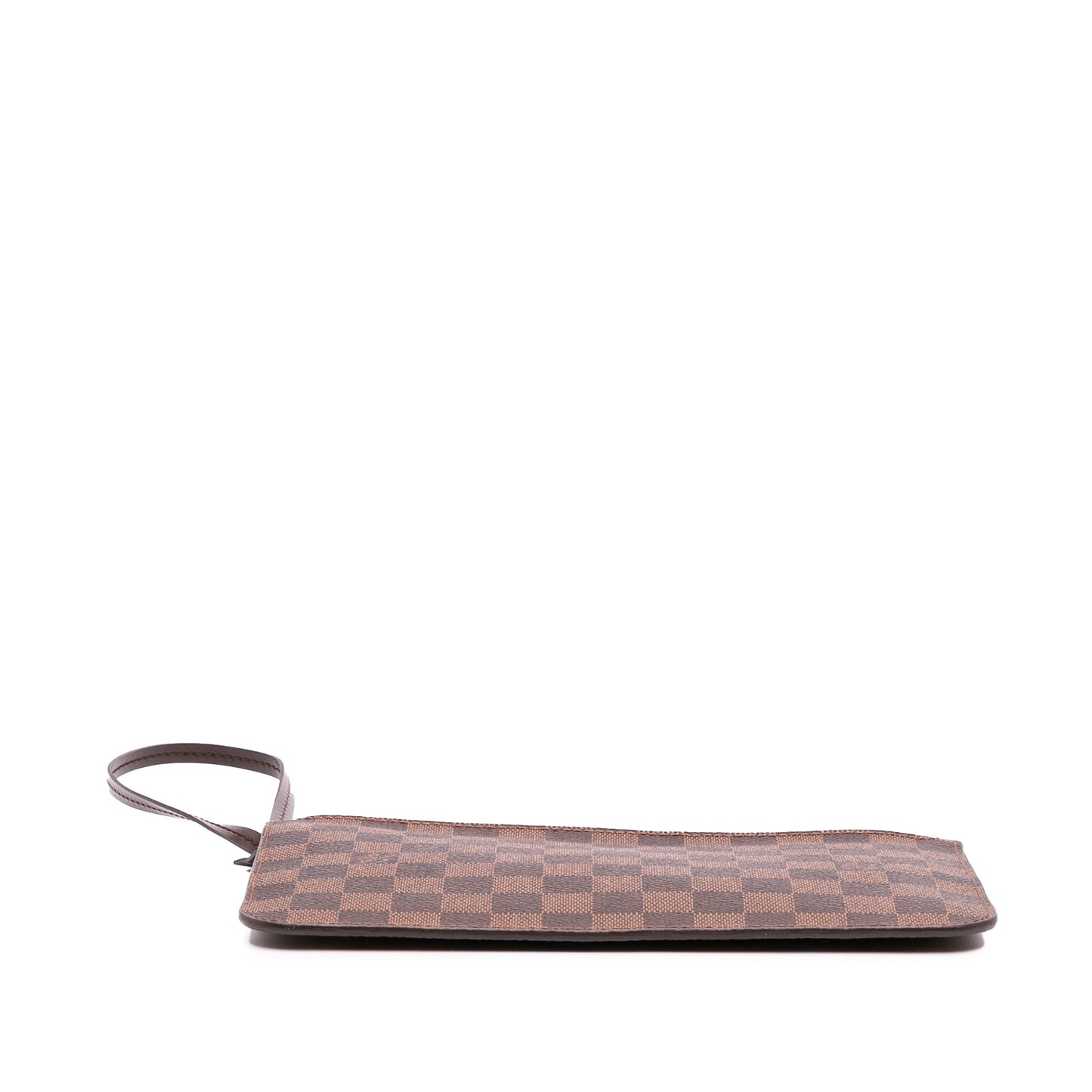Brown Louis Vuitton Damier Ebene Neverfull Pochette Pouch