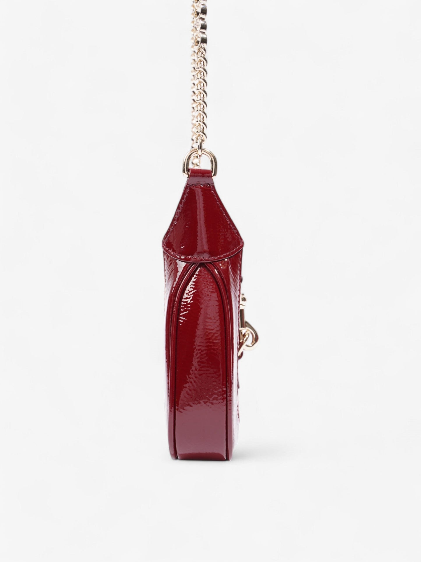 Gucci Jackie Notte Red Patent Leather Mini