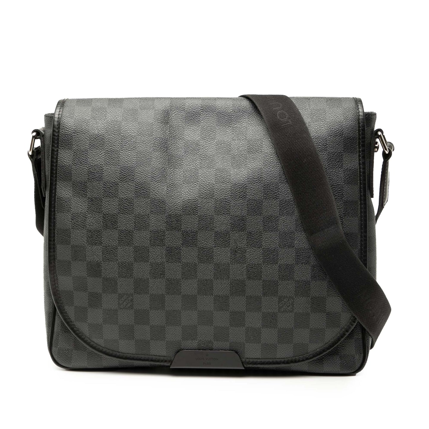 Black Louis Vuitton Damier Graphite Daniel MM Crossbody Bag