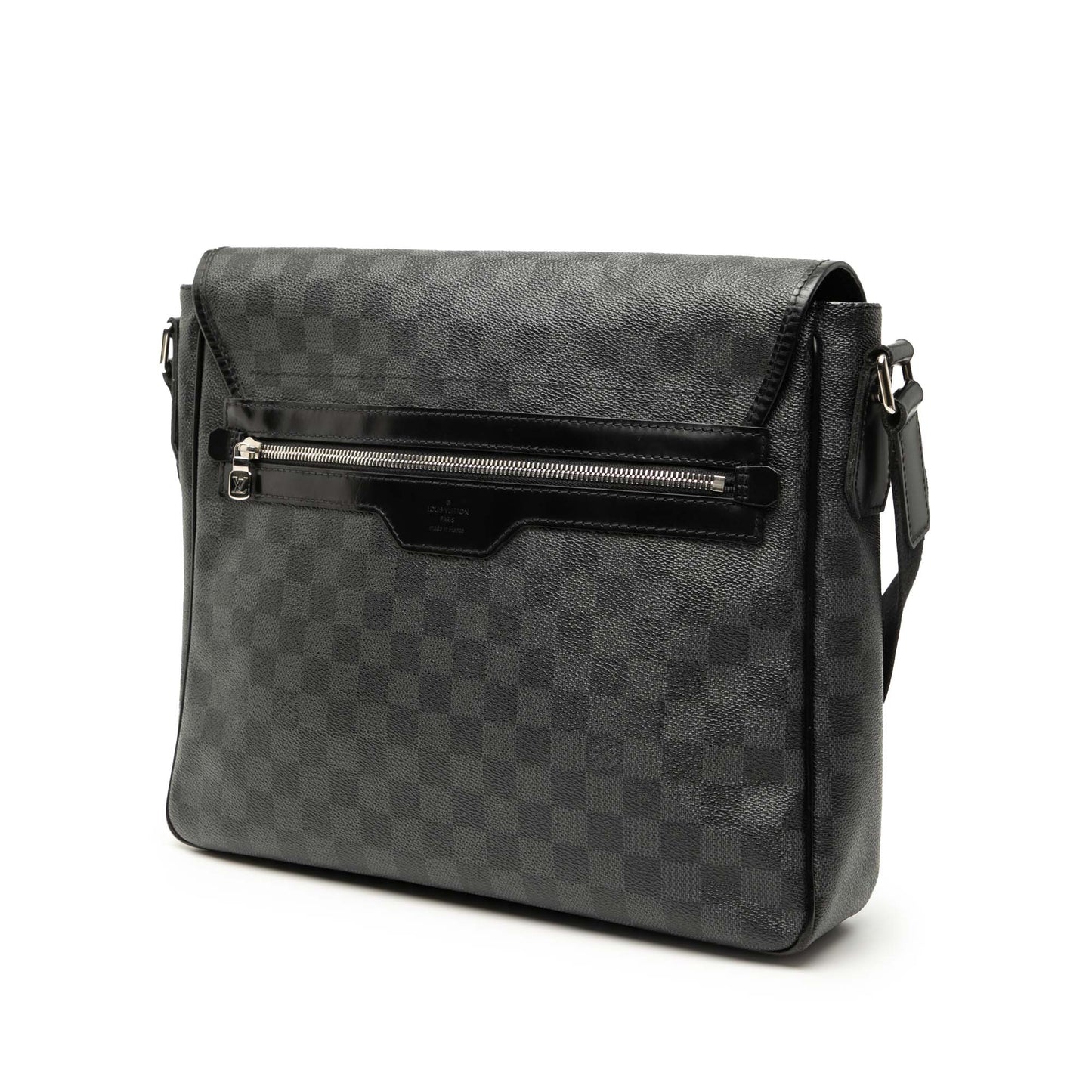 Black Louis Vuitton Damier Graphite Daniel MM Crossbody Bag