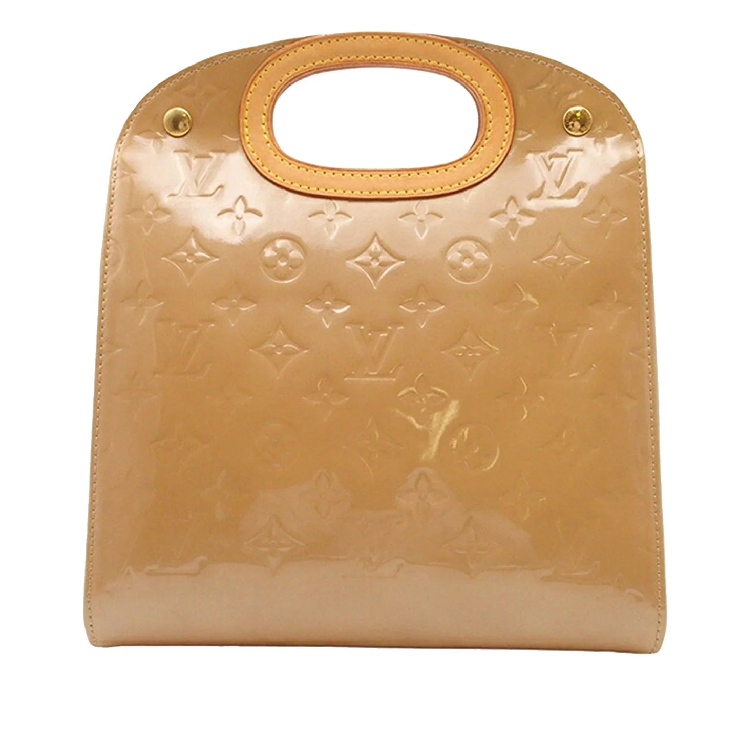 Tan Louis Vuitton Monogram Vernis Maple Drive Handbag