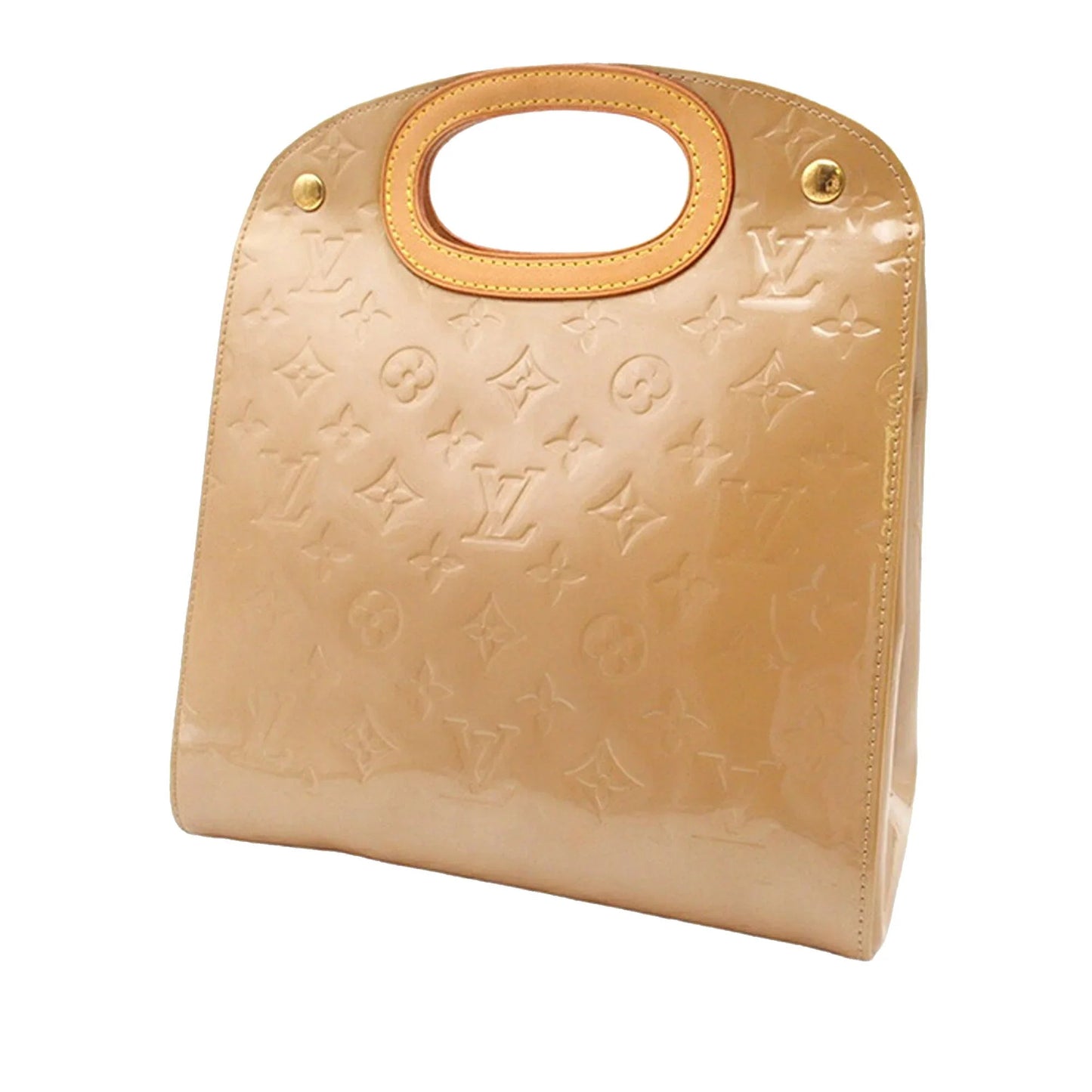 Tan Louis Vuitton Monogram Vernis Maple Drive Handbag