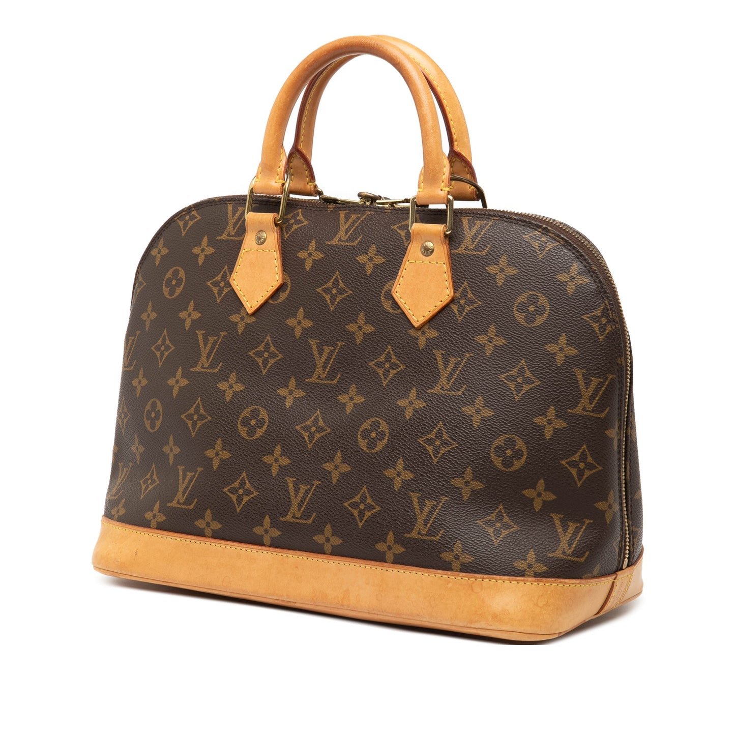 Brown Louis Vuitton Monogram Alma PM Handbag