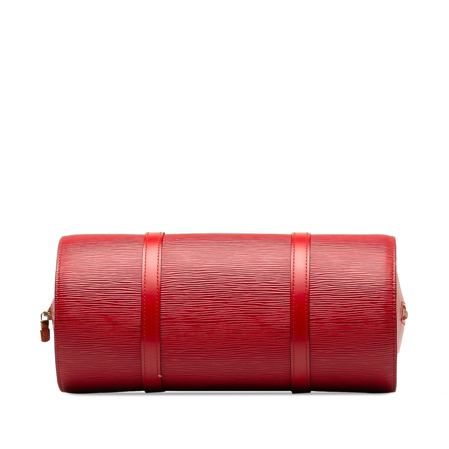 Red Louis Vuitton Epi Soufflot Handbag