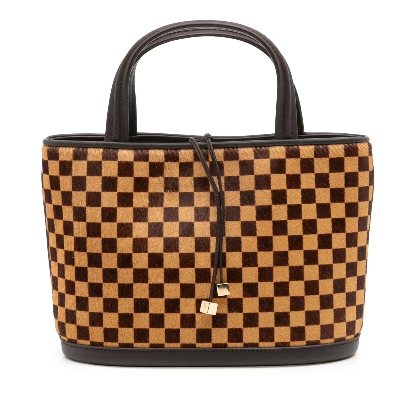 Brown Louis Vuitton Damier Sauvage Impala Handbag