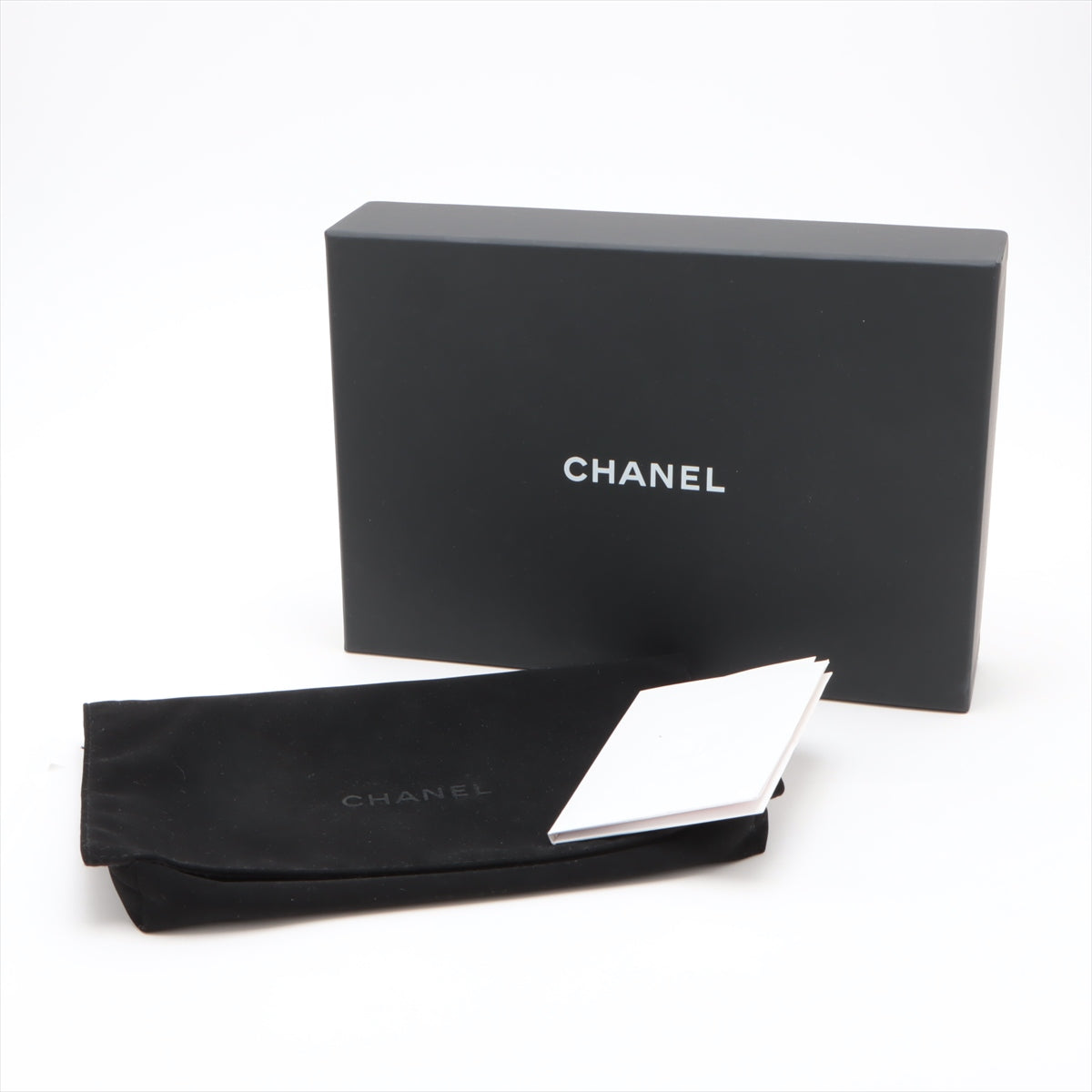 Chanel Caviar Wallet On Chain WOC Navy (microchipped)