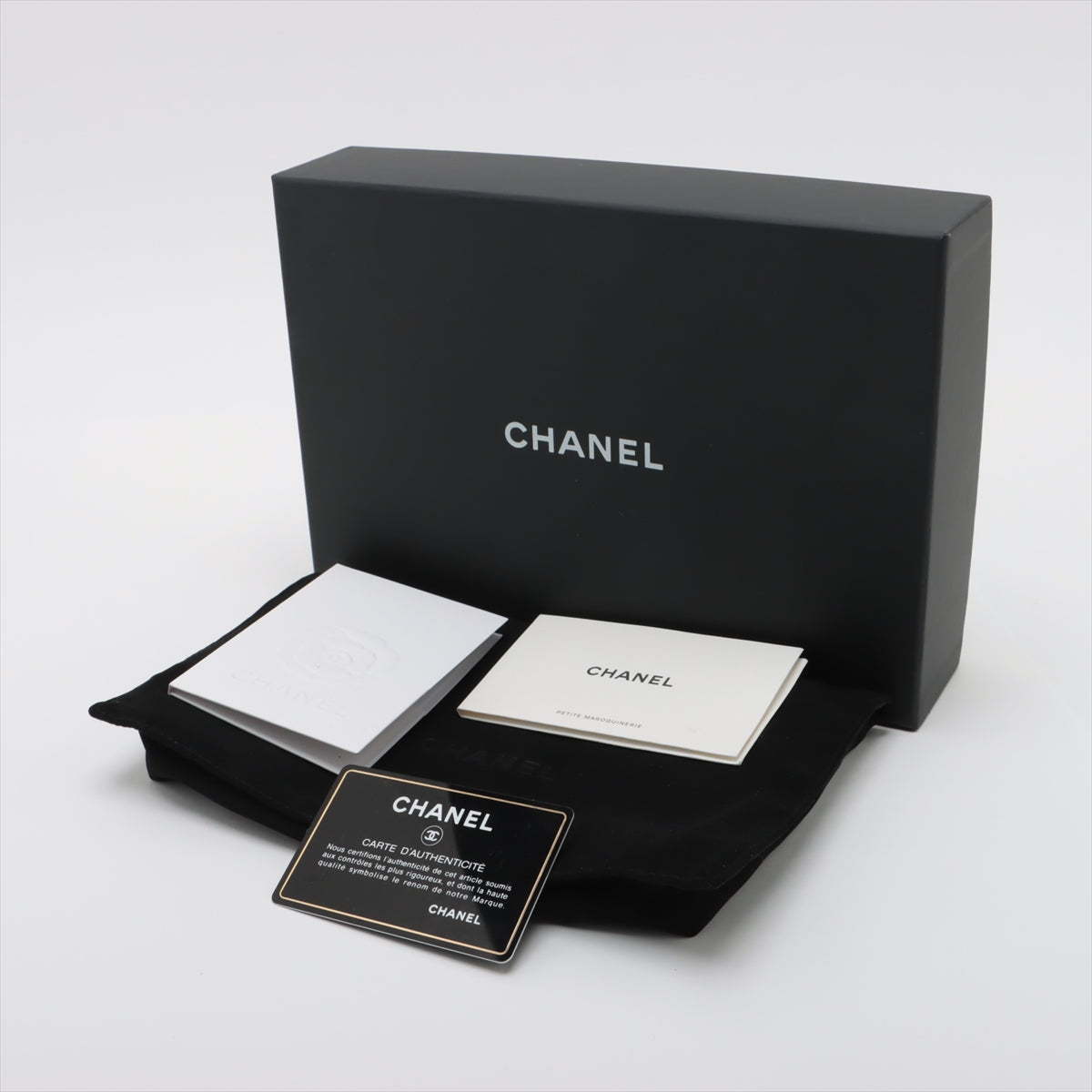 Chanel Caviar Black Wallet on Chain WOC