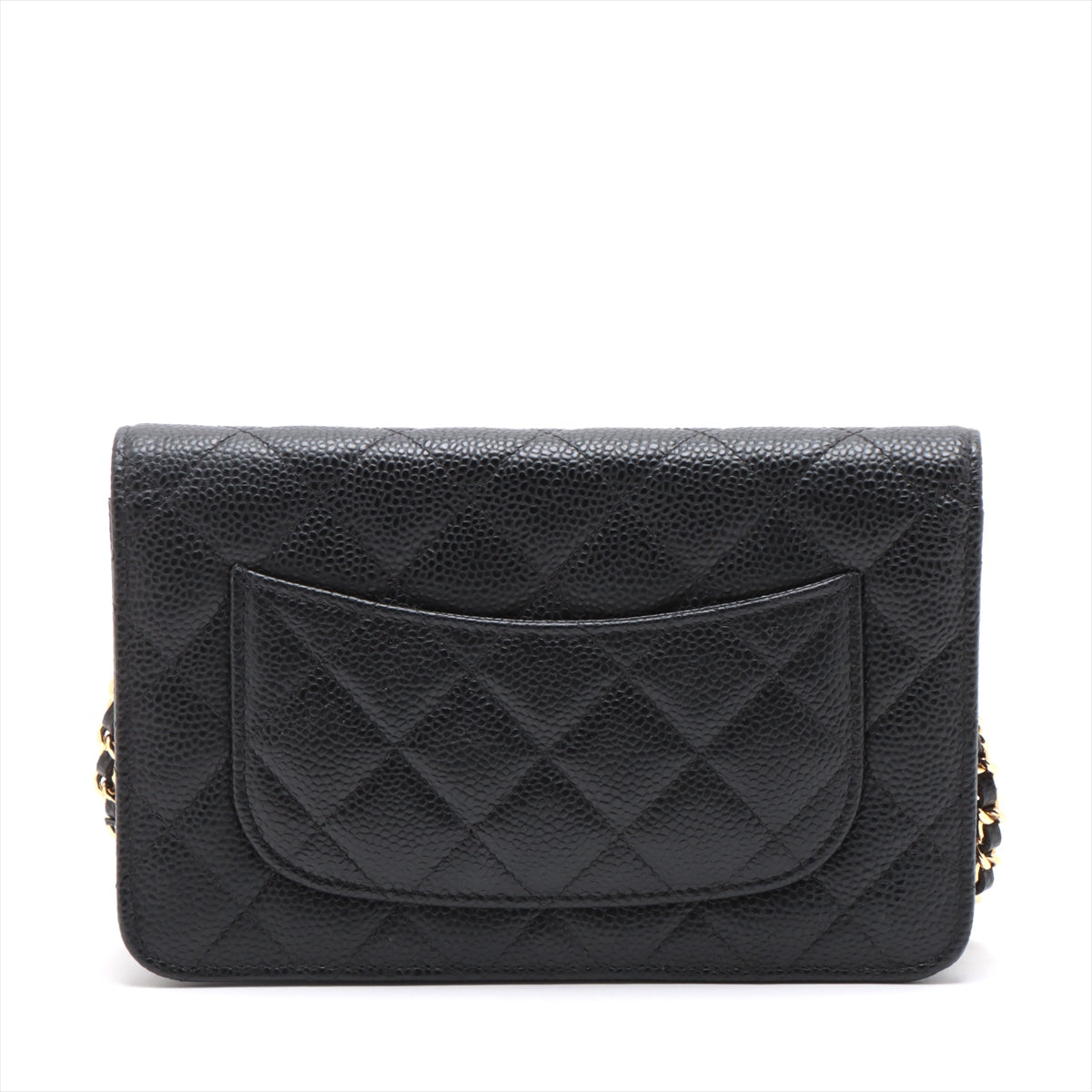 Chanel Caviar Wallet On Chain WOC Black (microchipped)