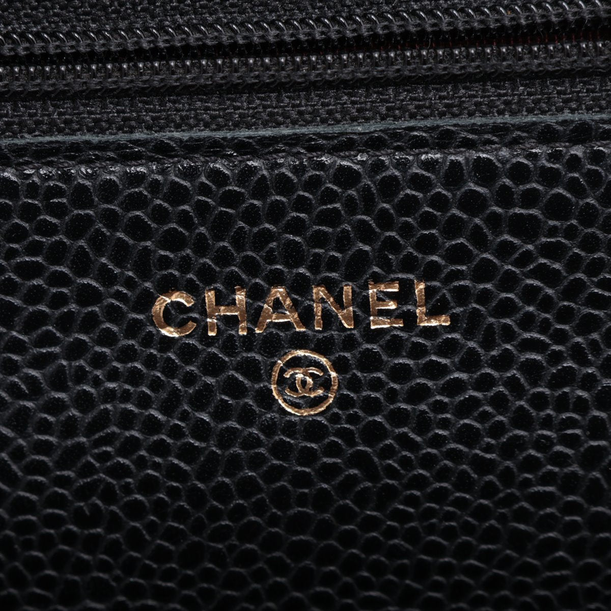 Chanel WOC Caviarskin Wallet On Chain Black - 21 series
