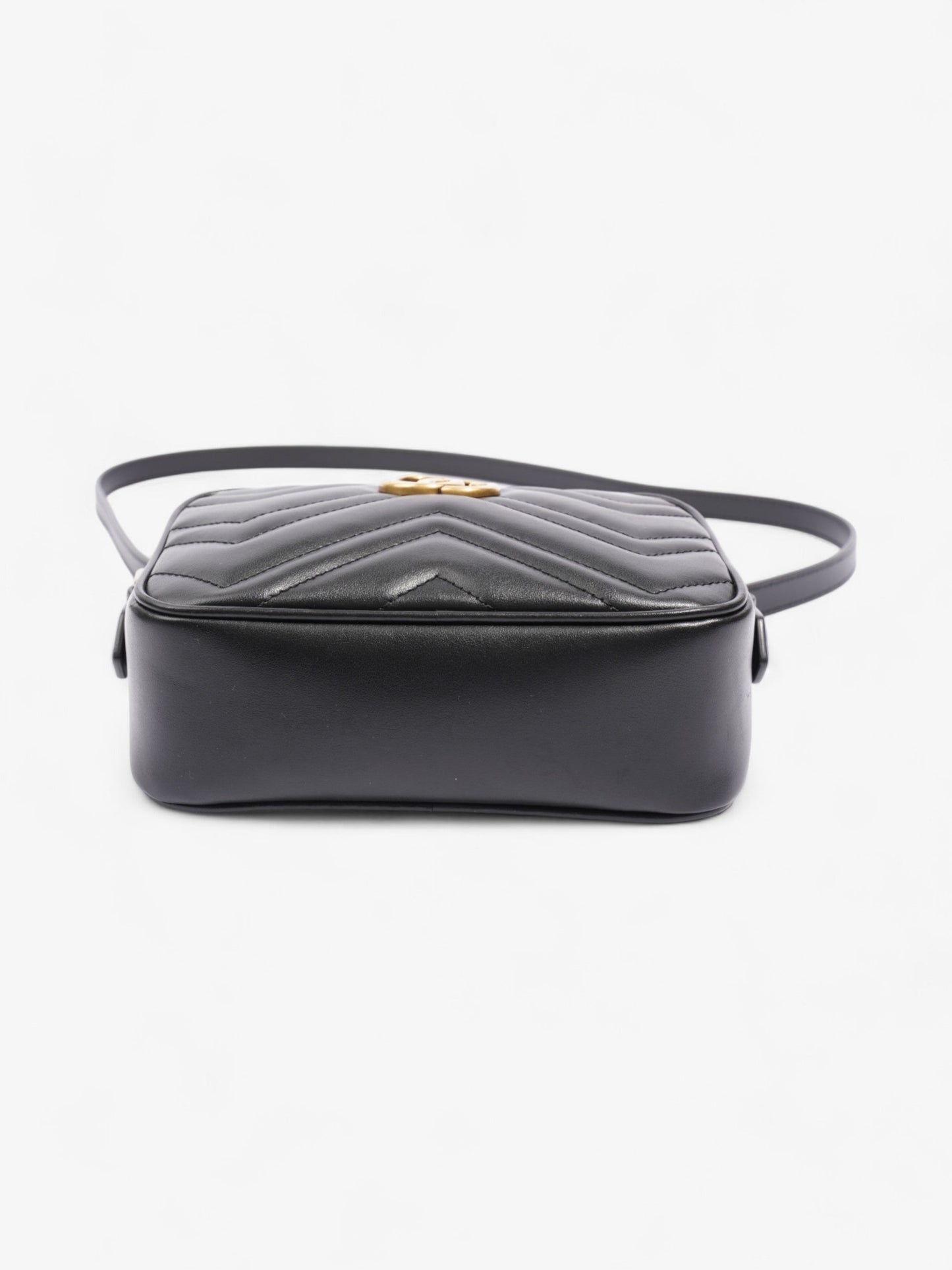 Gucci GG Marmont Black Matelasse Leather Mini