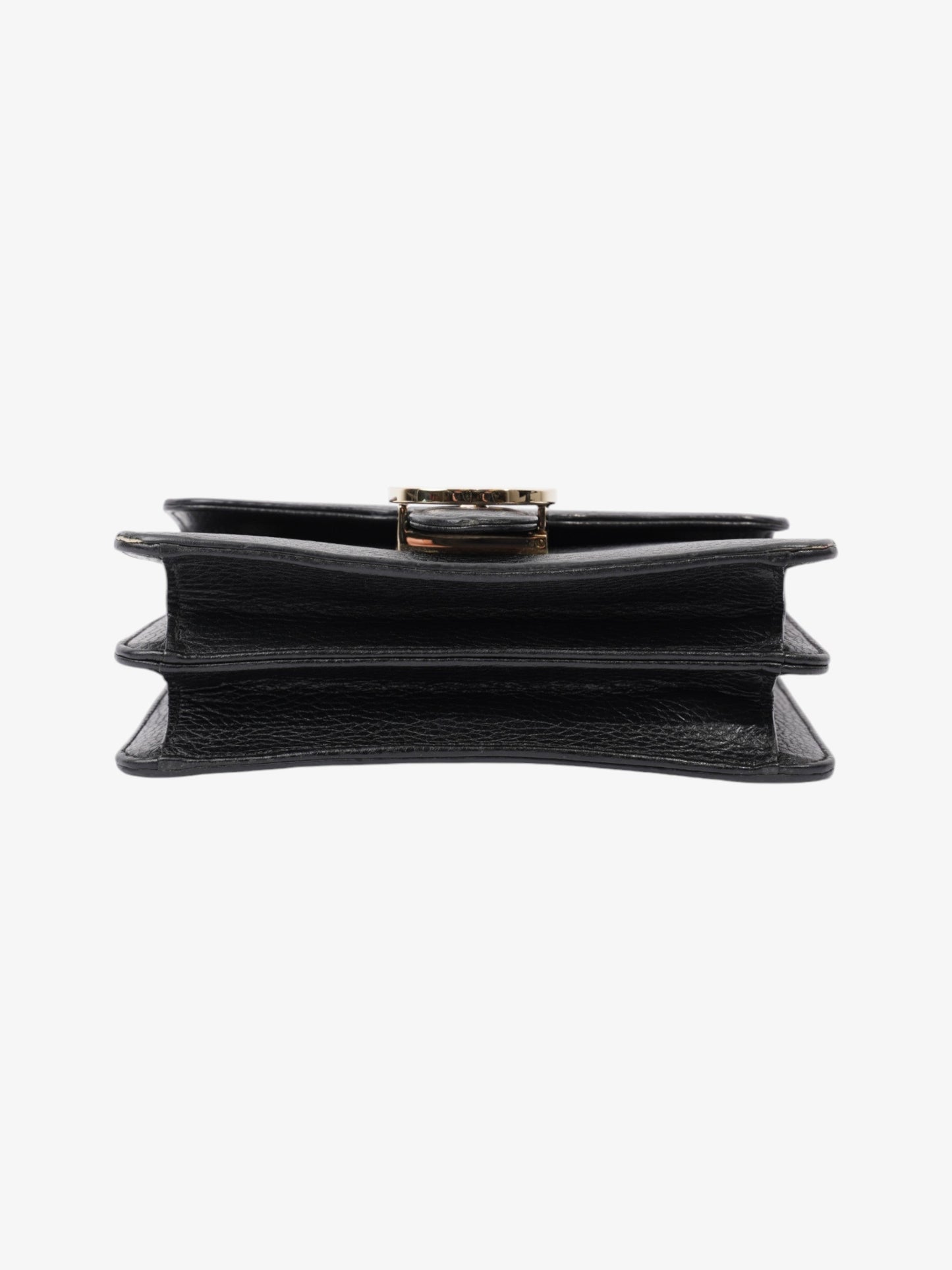 Gucci Interlocking Bag Black Leather Small