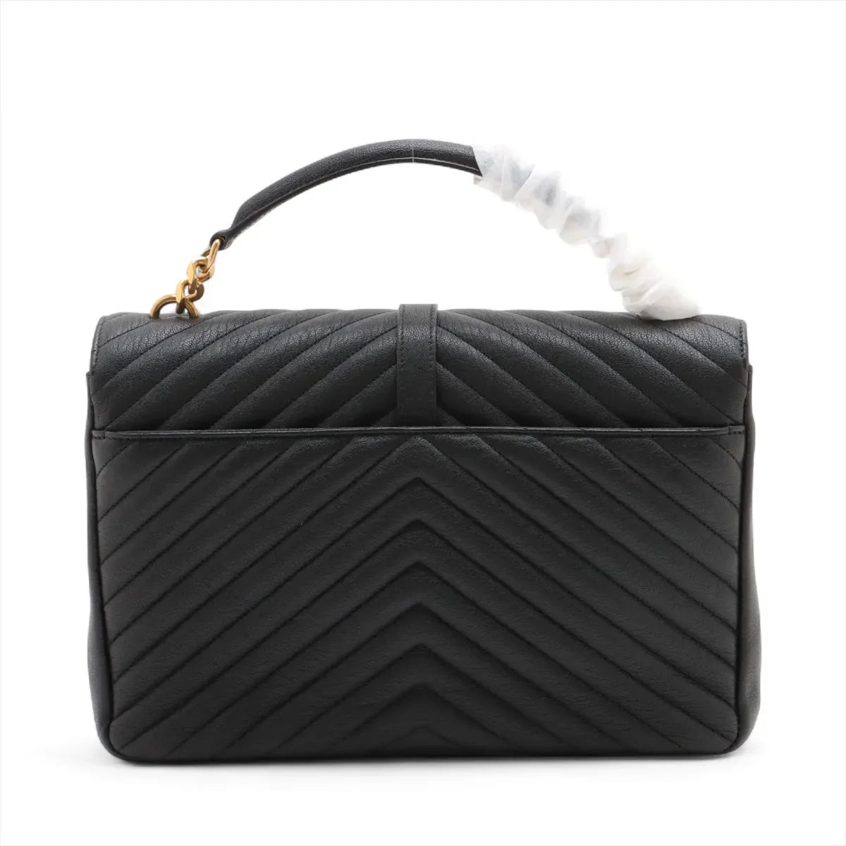Saint Laurent Black Leather Large College Bag [Clearance Sale]