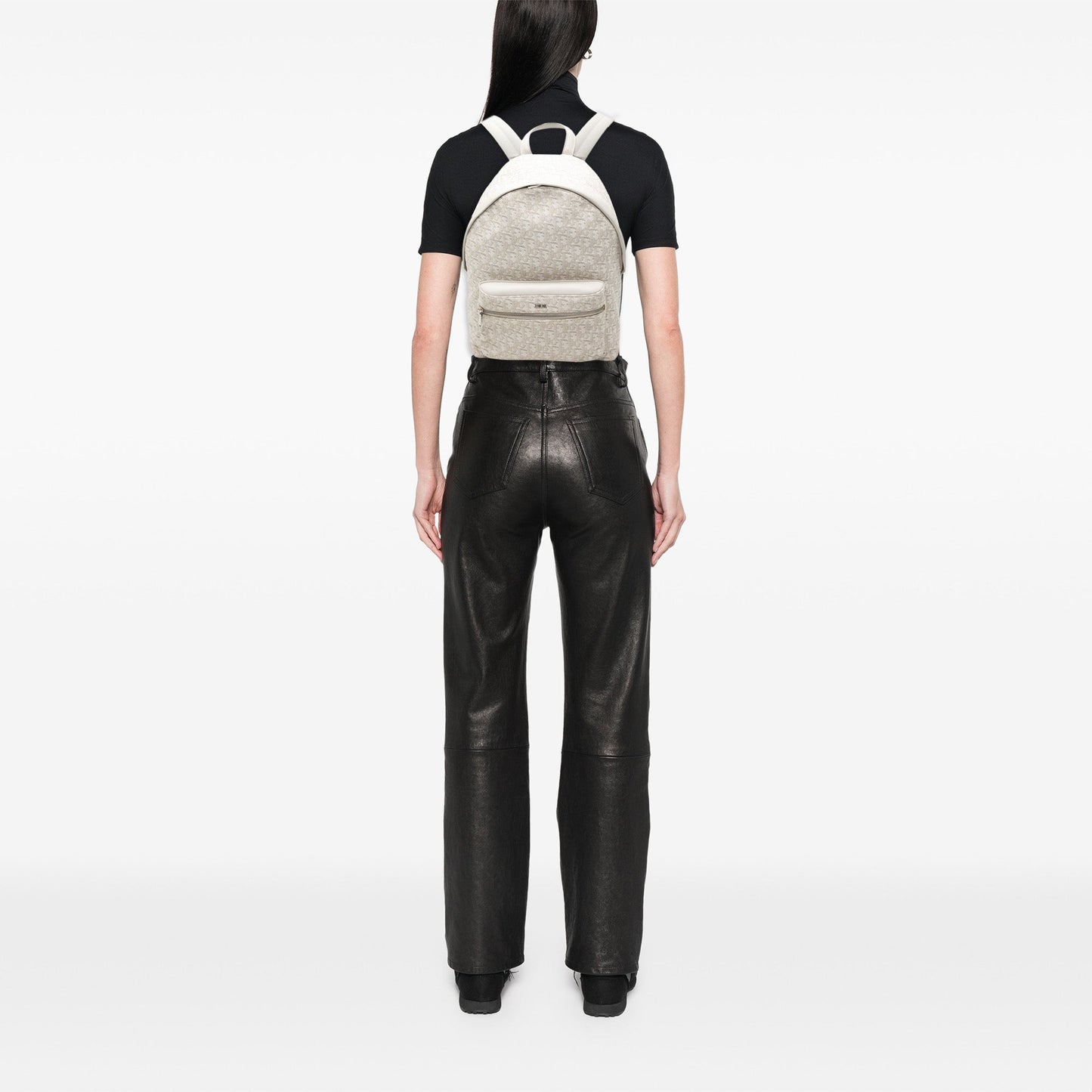 Beige Dior Oblique Canvas Rider Backpack