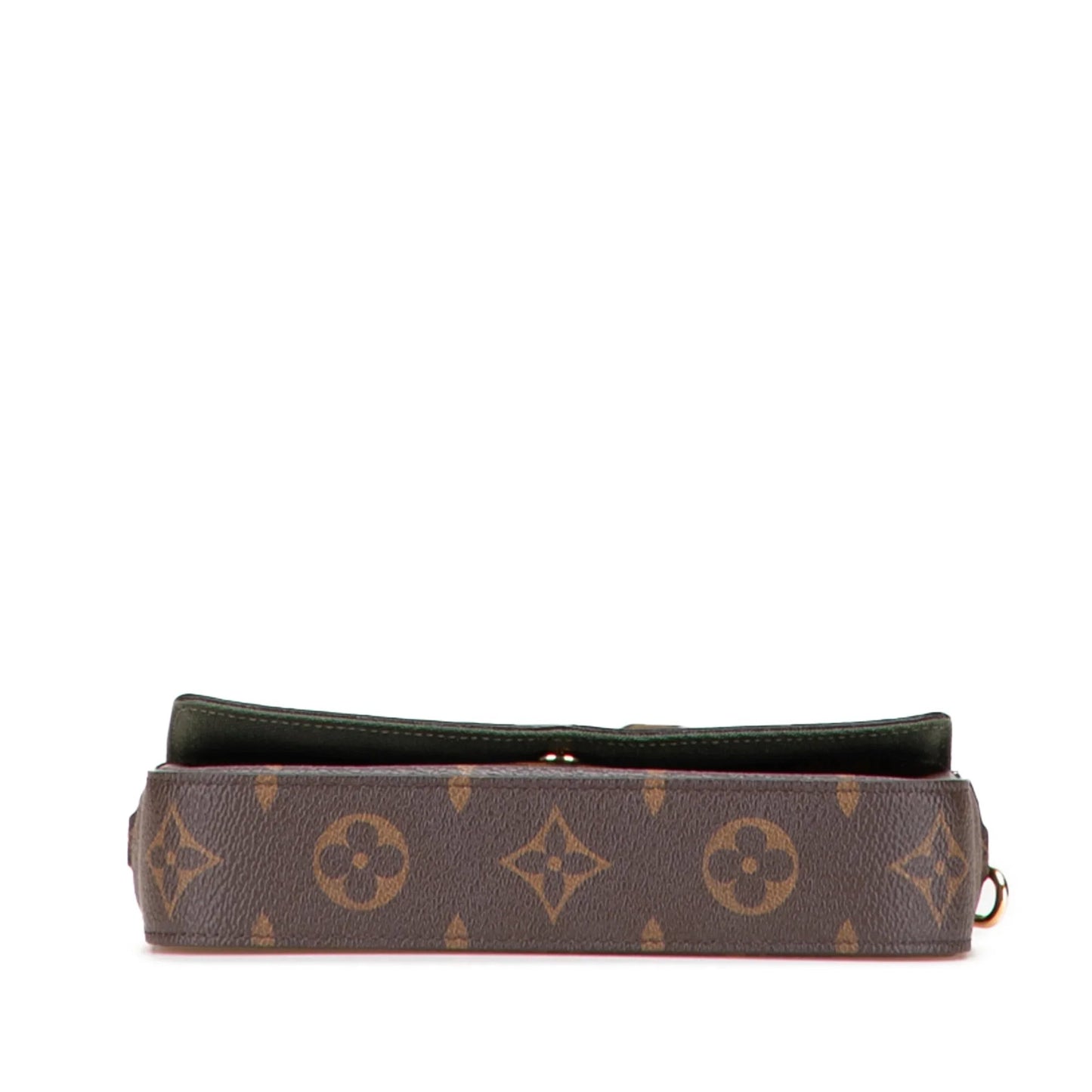 Brown Louis Vuitton Monogram Felicie Strap And Go Crossbody Bag