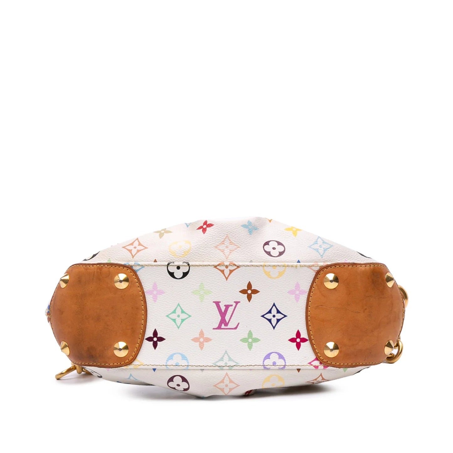 White Louis Vuitton Monogram Multicolore Judy PM Satchel
