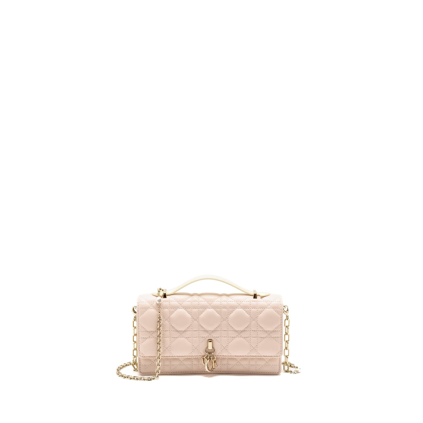 Dior My Dior Mini Purse Lambskin Light Pink/Light Yellow