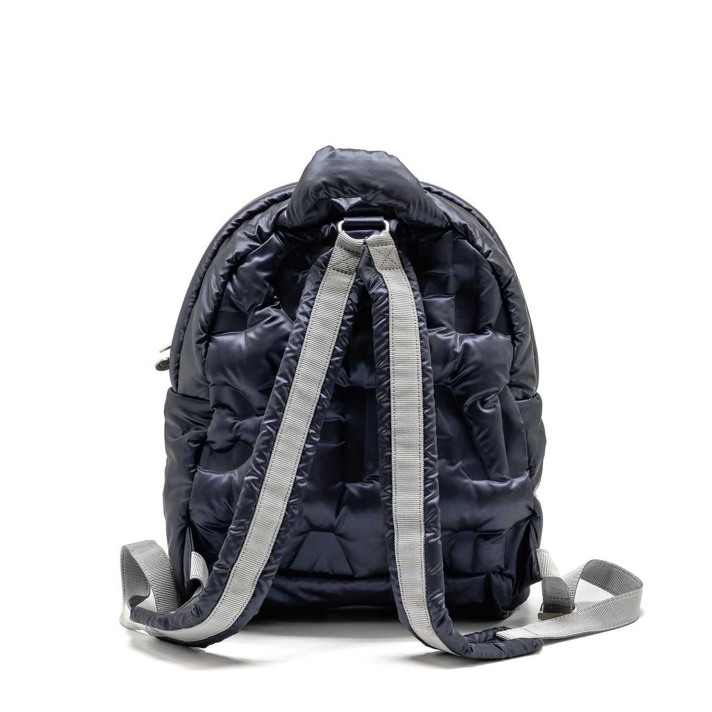 Chanel Doudone Padded Backpack Nylon Dark Grey