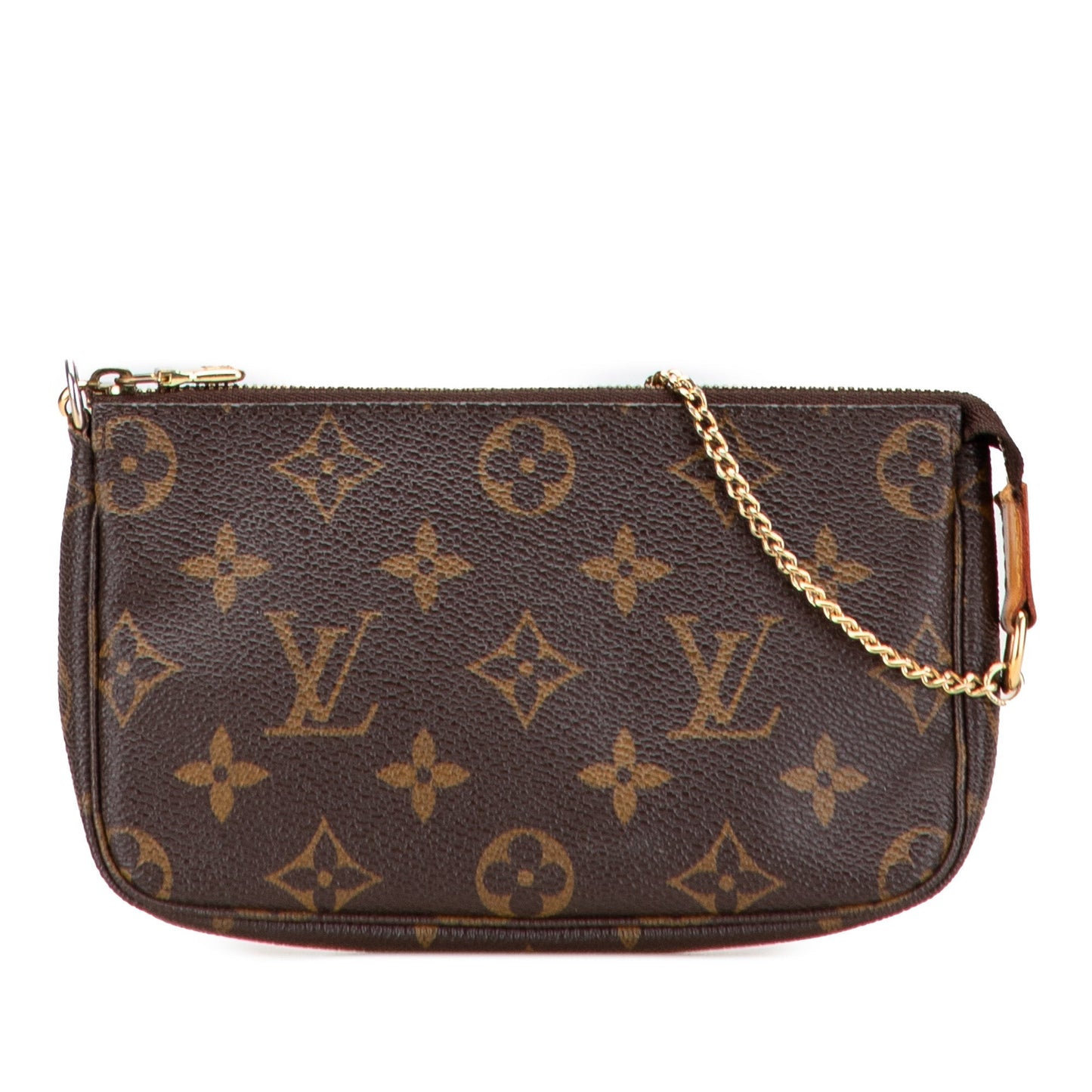Brown Louis Vuitton Monogram Mini Pochette Accessoires Handbag