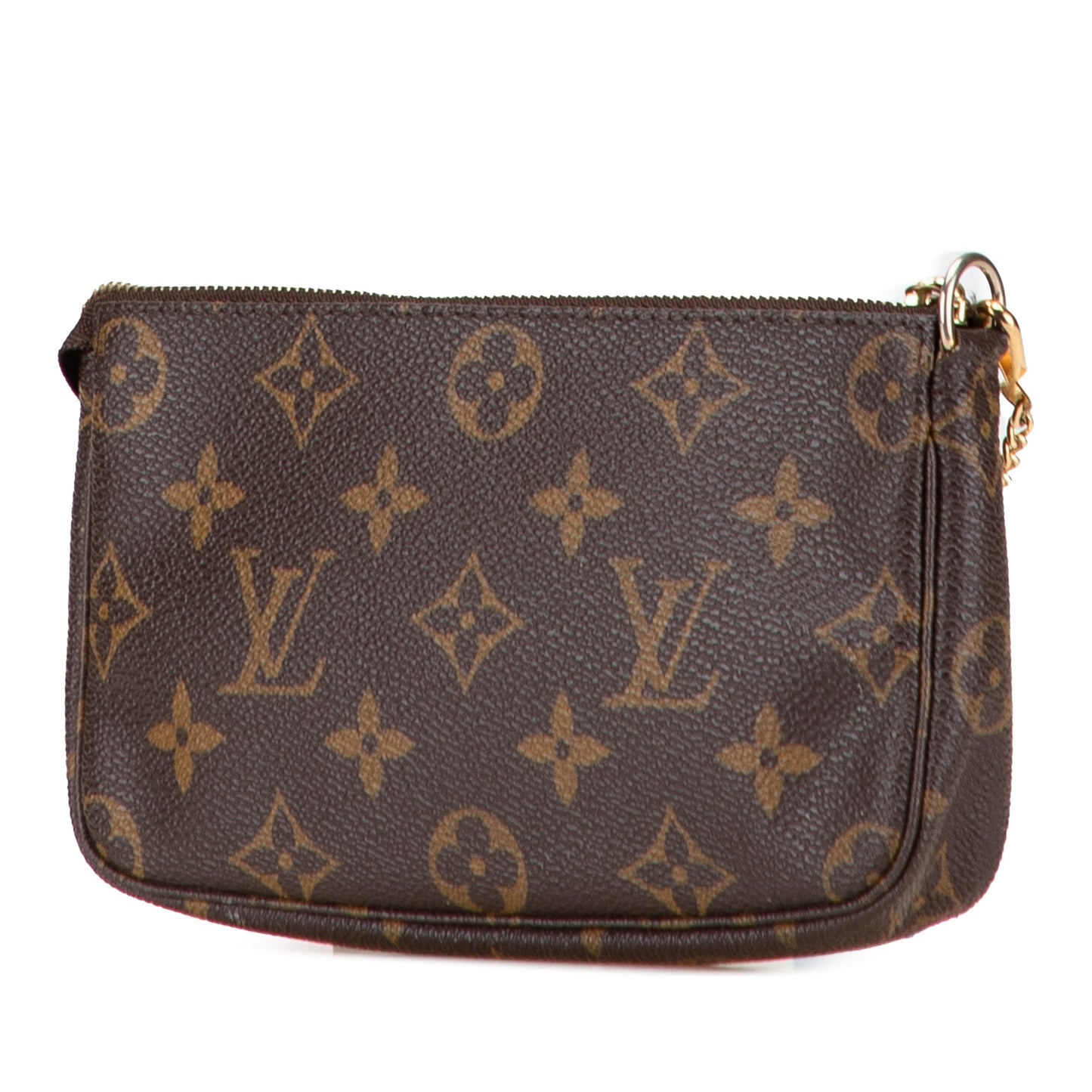Brown Louis Vuitton Monogram Mini Pochette Accessoires Handbag