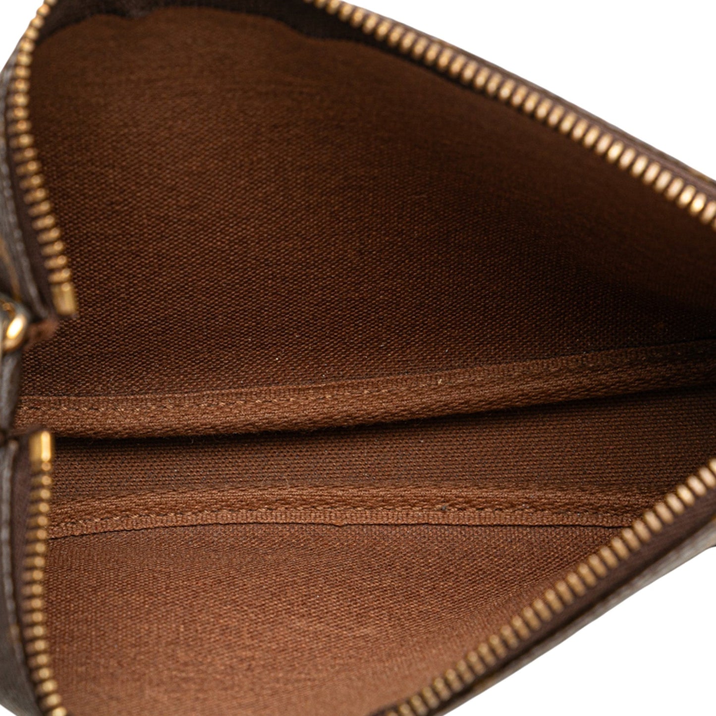 Brown Louis Vuitton Monogram Mini Pochette Accessoires Handbag