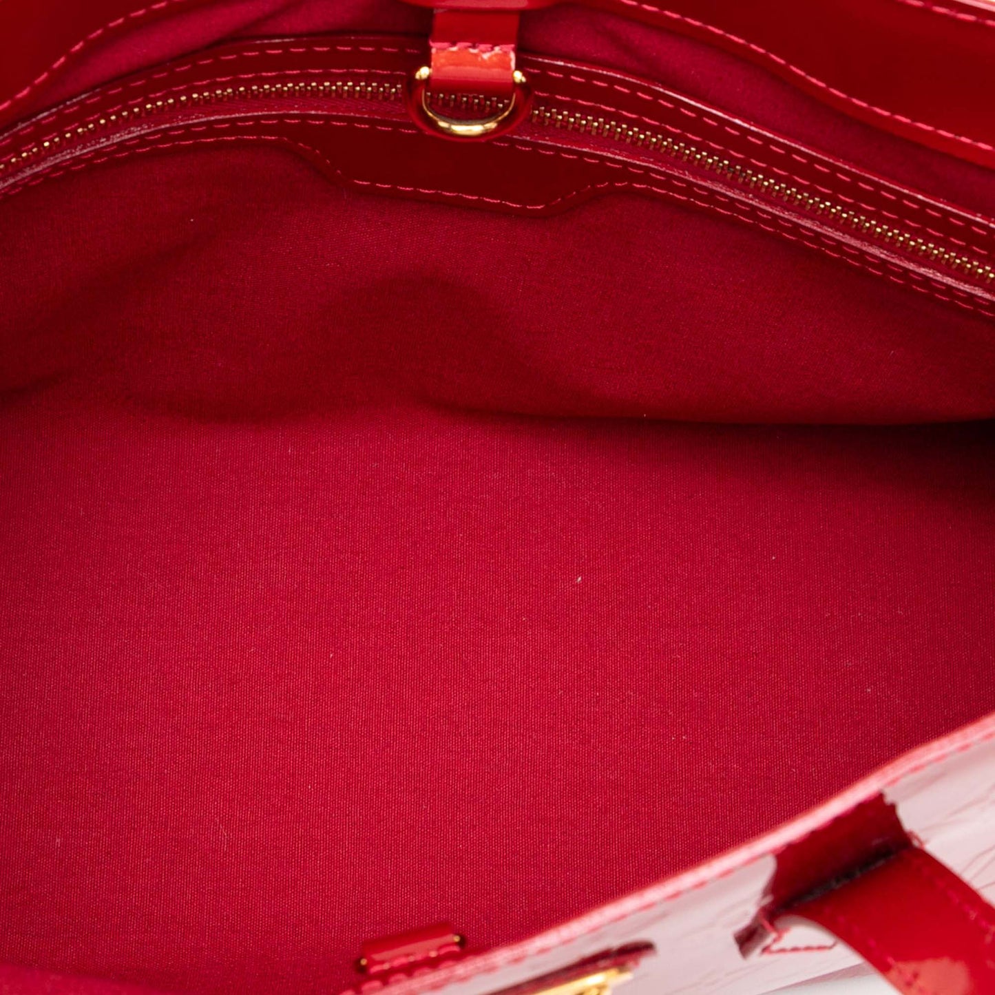 Red Louis Vuitton Monogram Vernis Wilshire PM Handbag