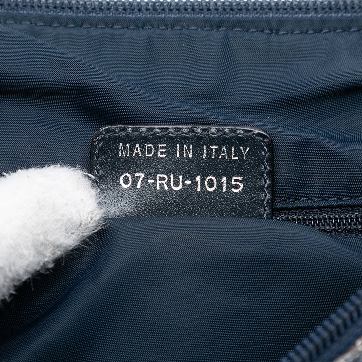 Blue Dior Diorissimo Trotter Canvas Crossbody