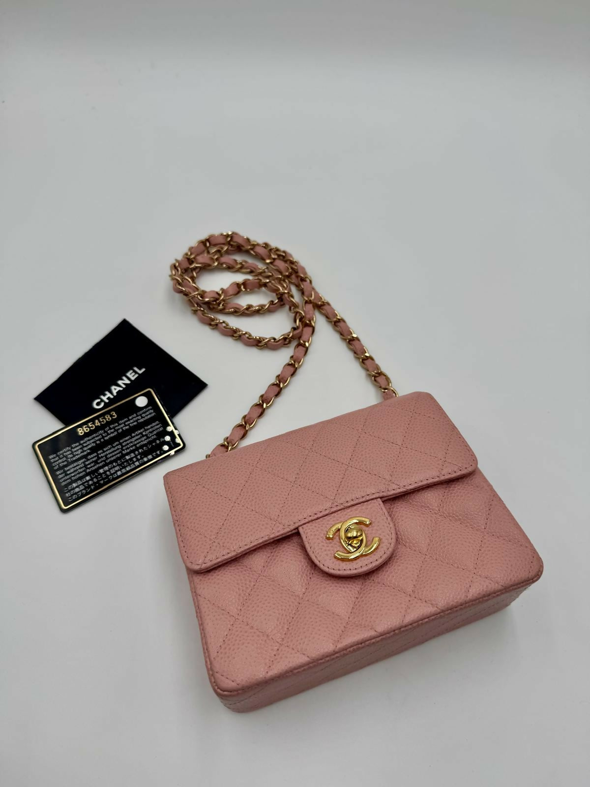 Chanel  Mini Caviar Flap Bag