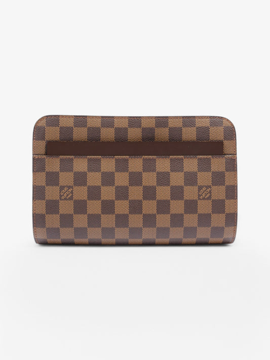 Louis Vuitton Saint Louis Clutch Damier Ebene Coated Canvas