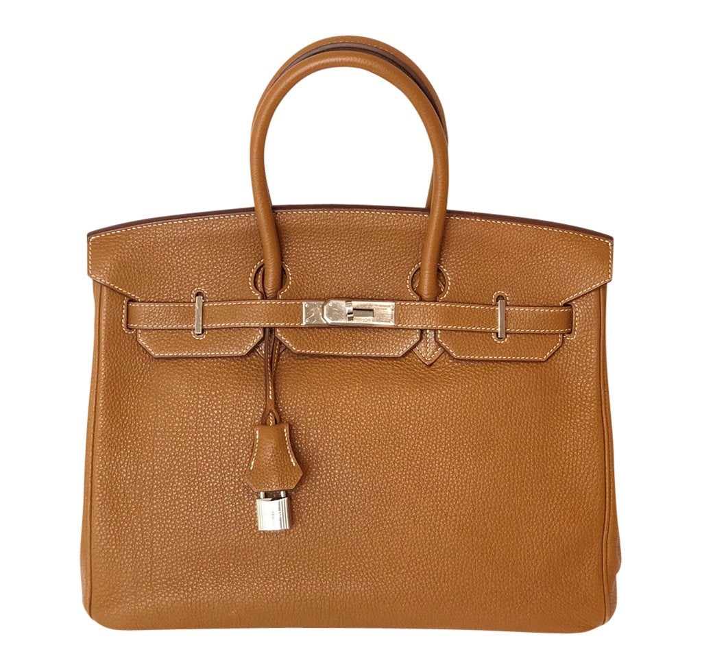 HermesBirkin 35 Bag Gold Togo PHW