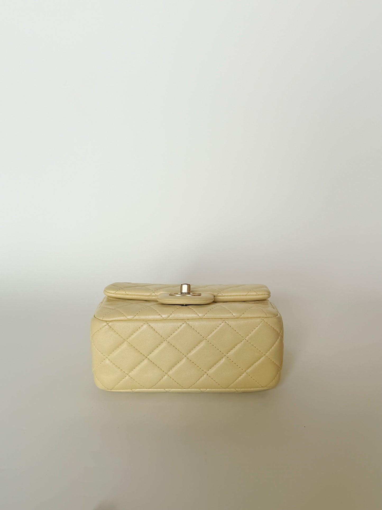 Chanel Mini Pearl Crush Square Flap Bag Lambskin