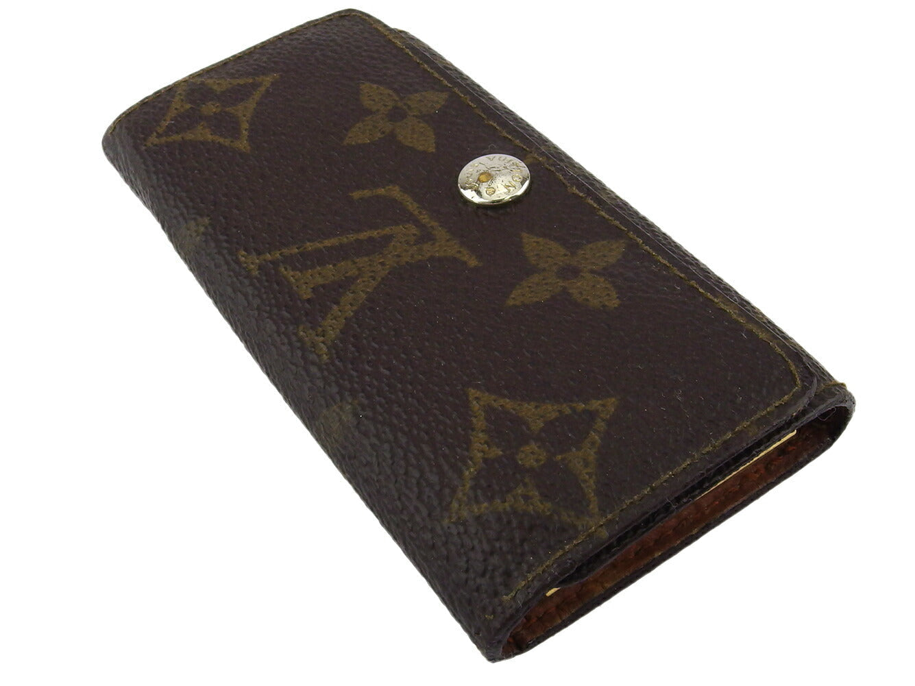 LOUIS VUITTON Key case Key holder  M62631 Brown beige Multicles4