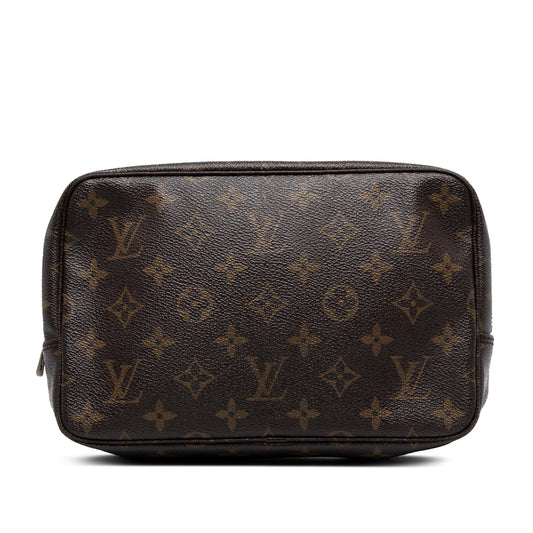 Brown Louis Vuitton Monogram Trousse Toilette 23 Clutch Bag