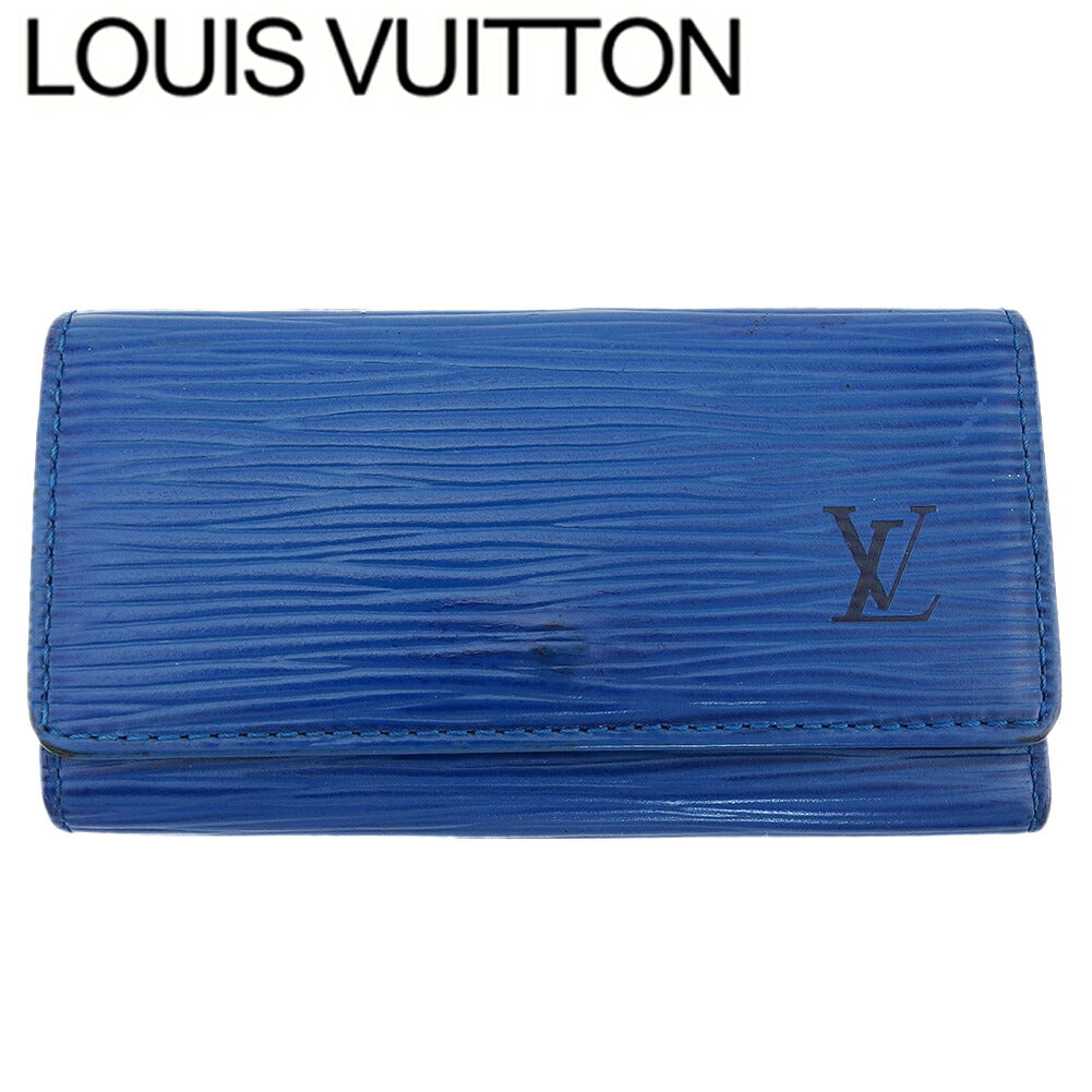 LOUIS VUITTON Key case Key holder  M63825 Toledo Blue (discontinued color) /Multicles4