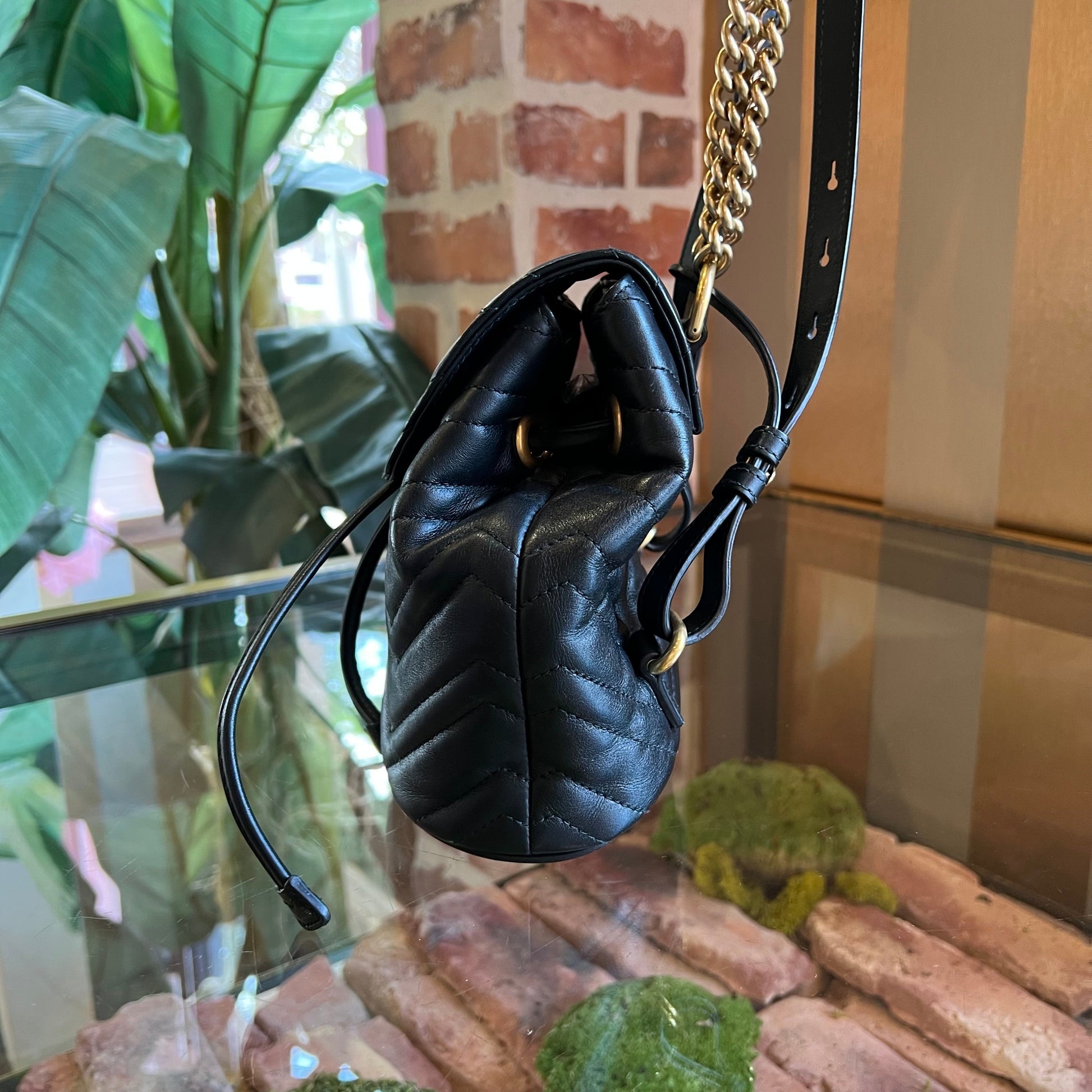 Gucci Leather Backpack