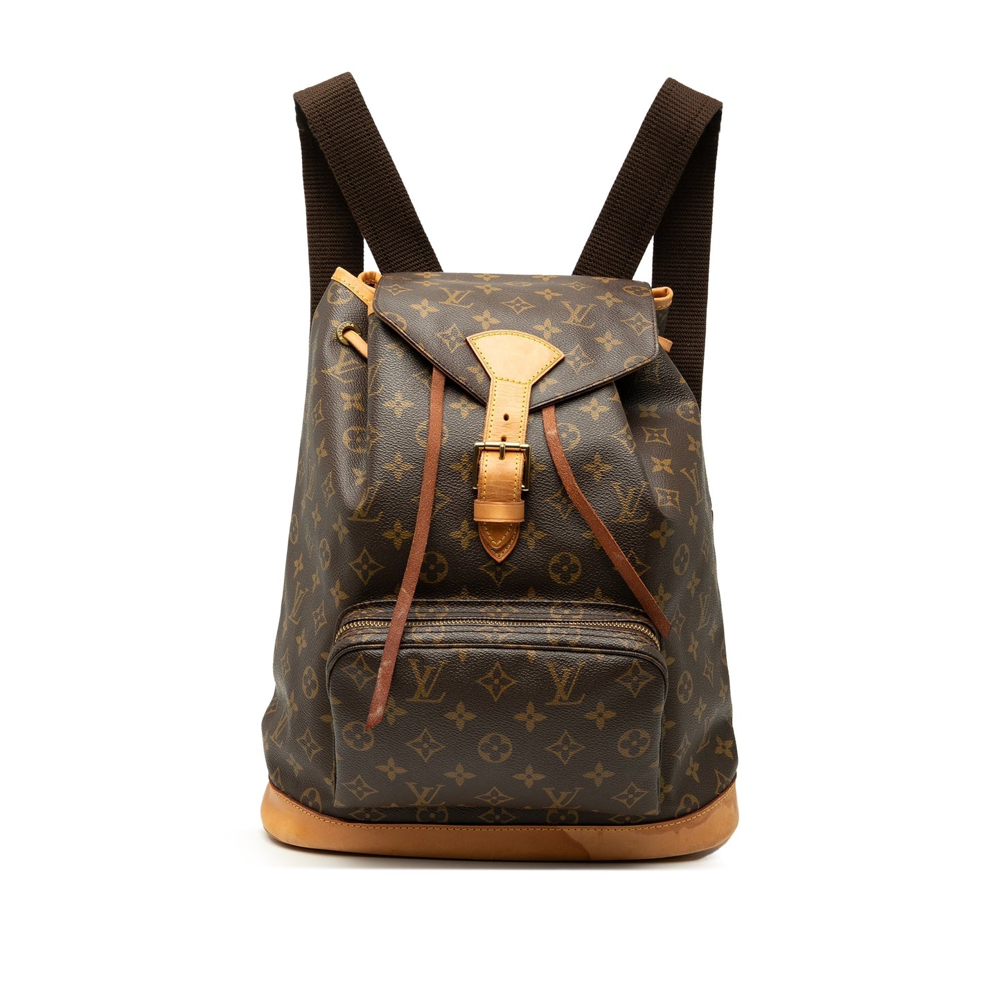 Brown Louis Vuitton Monogram Montsouris GM Backpack