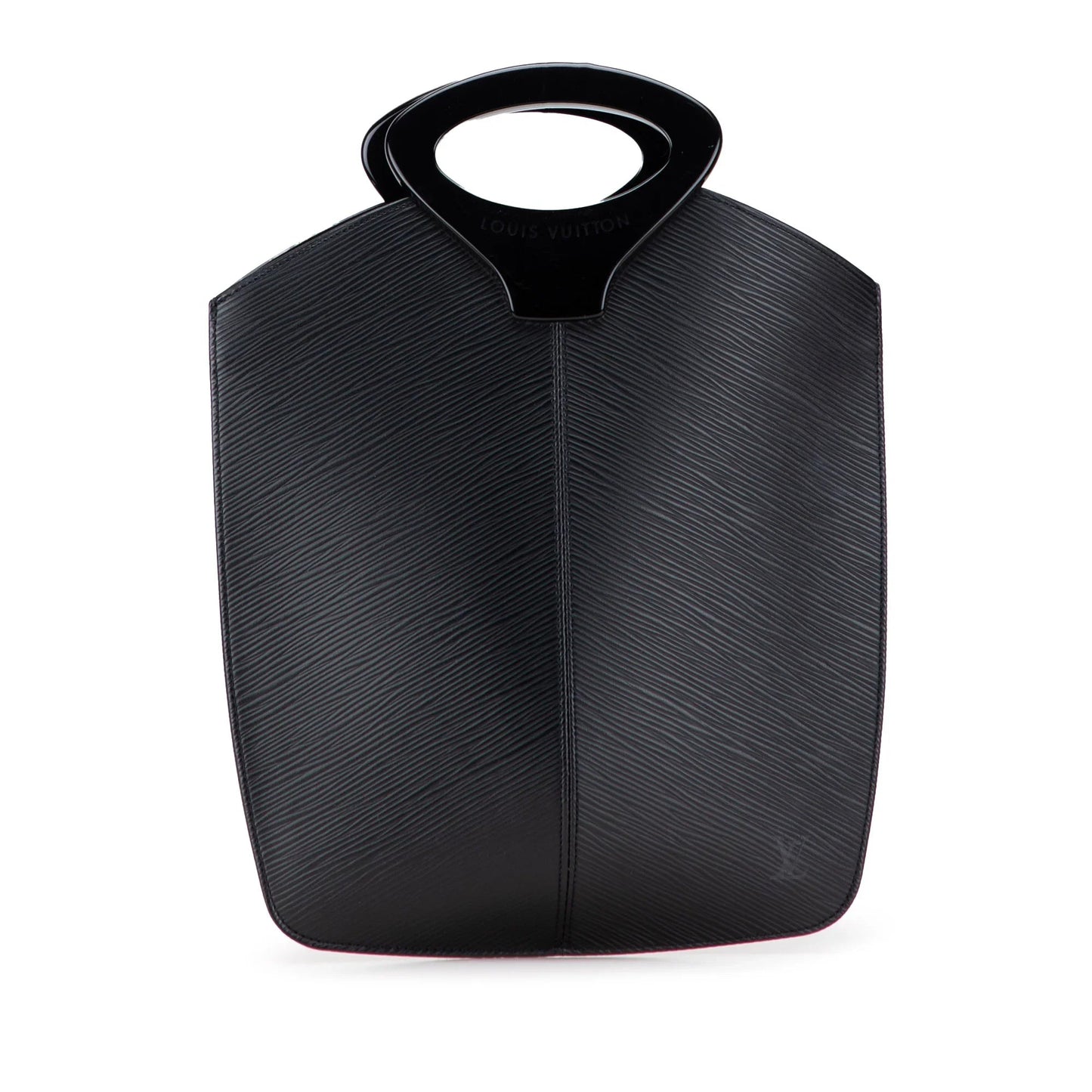 Black Louis Vuitton Epi Demi Lune Handbag
