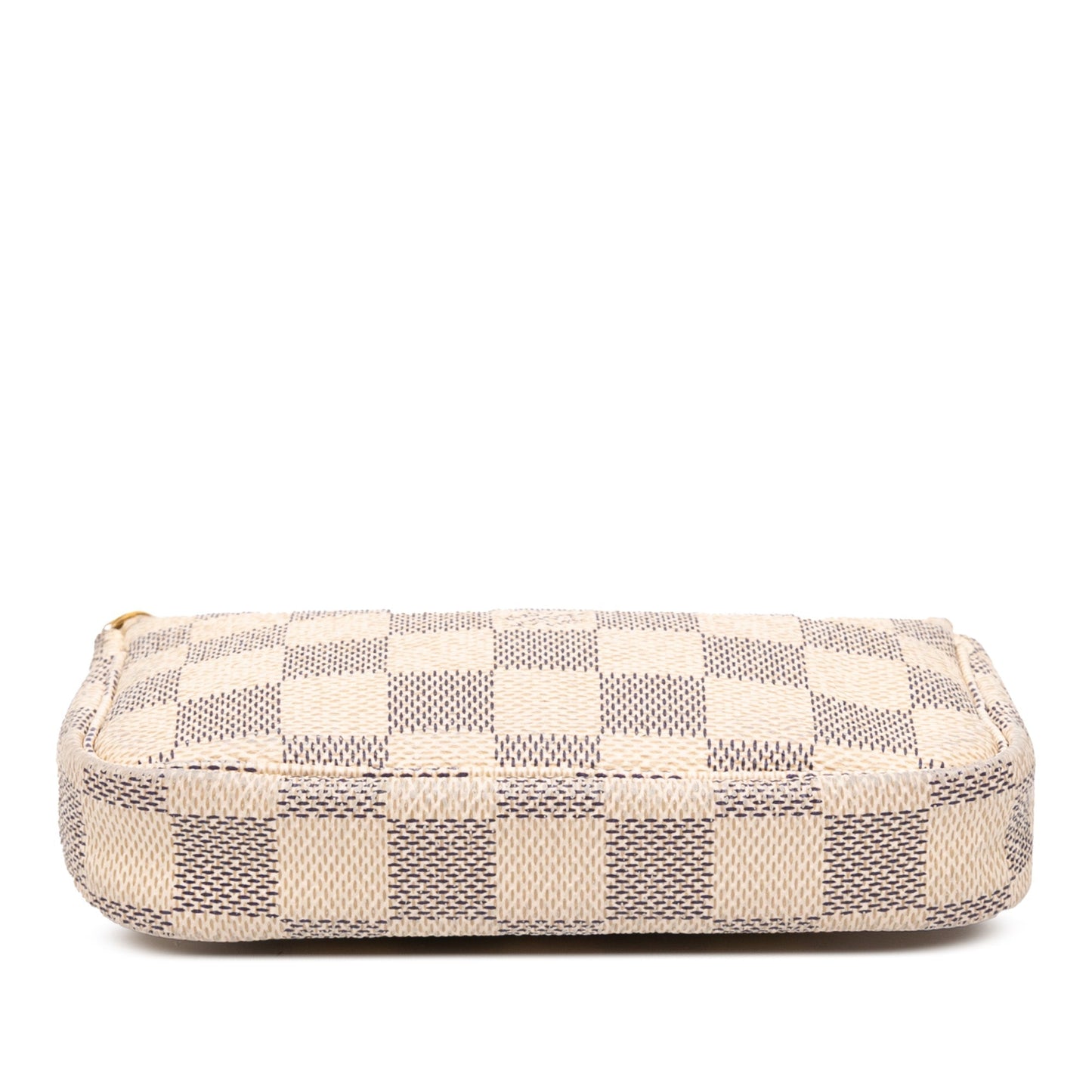 White Louis Vuitton Damier Azur Mini Pochette Accessoires Handbag