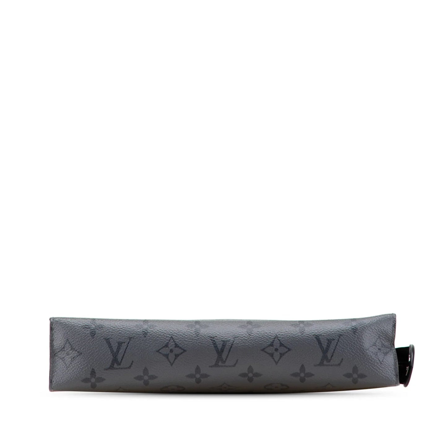 Gray Louis Vuitton Monogram Eclipse Reverse Pochette Voyage MM Clutch Bag